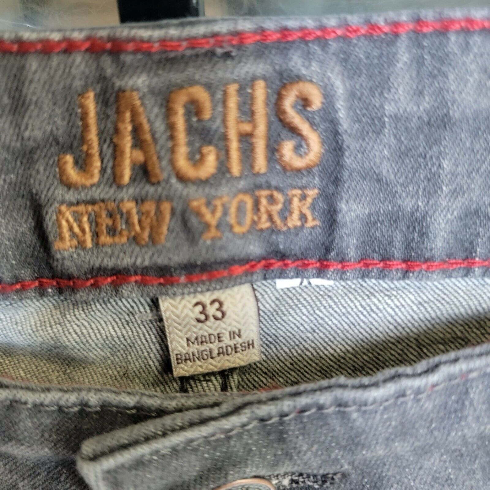 Other JACHS New York Mens Jeans Sz 33*31 JACHS New York Grey Slim Size US 33 - 7 Thumbnail