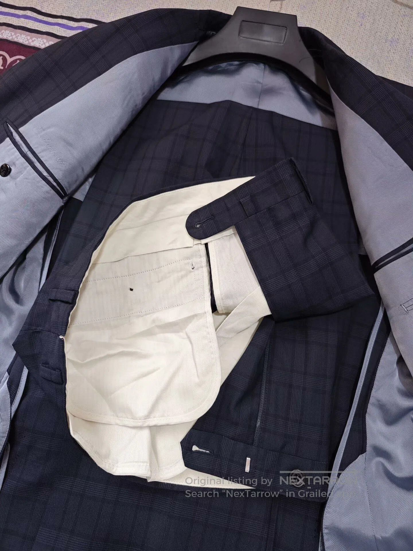 Japanese Brand Italian VBC Wool Blend Suit Set. Size US M / EU 48-50 / 2 - 8 Thumbnail