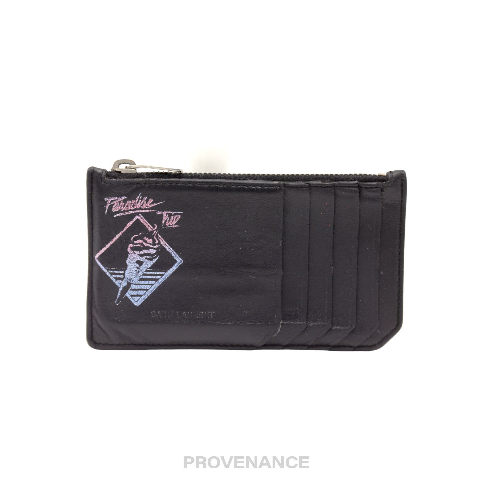 Saint Laurent Paris 🔴 Saint Laurent Paris SLP Fragment Card Wallet ...