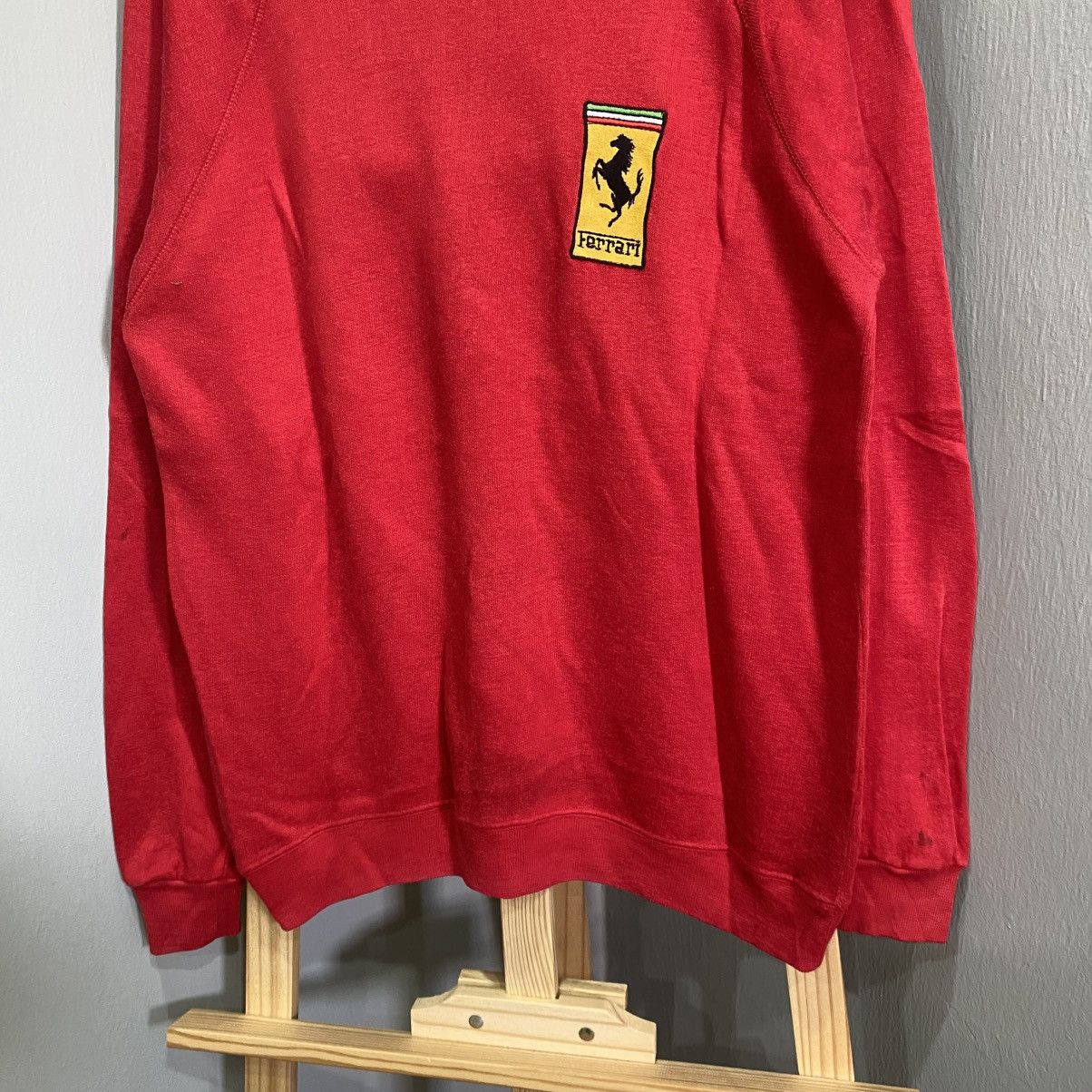 Ferrari Vintage 90s Ferrari Racing Team Crewneck Sweatshirt Red Sz L Size US L / EU 52-54 / 3 - 4 Thumbnail