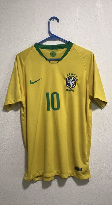 Brasil Brazil home soccer jersey 2018 size L