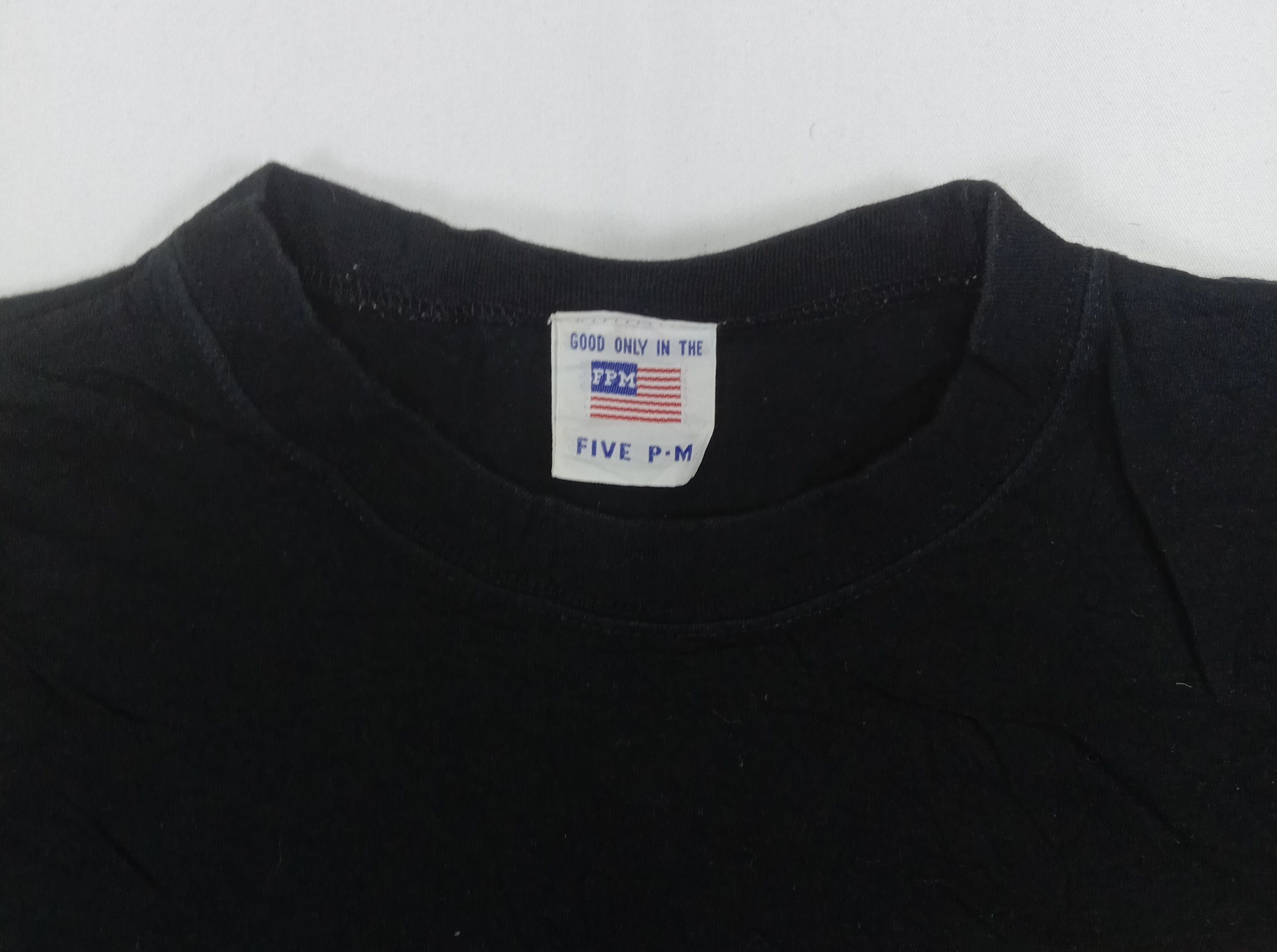 Japanese Brand Vintage Five P.M Tee Shirt Size US L / EU 52-54 / 3 - 3 Thumbnail