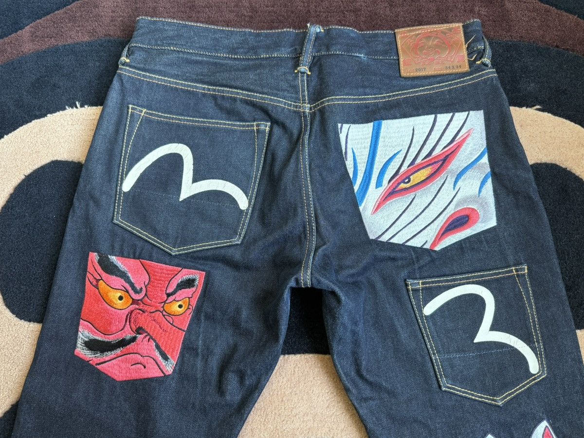 Evisu × Vintage EVISU multi-pcoket daicock style denim jeans！size：34x34 Size US 34 / EU 50 - 6 Thumbnail