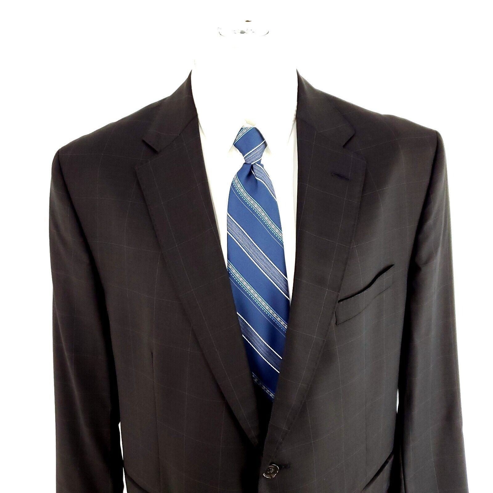 Jack Victor Loro Piana Super 130s Wool 2 Button Blazer 42S B