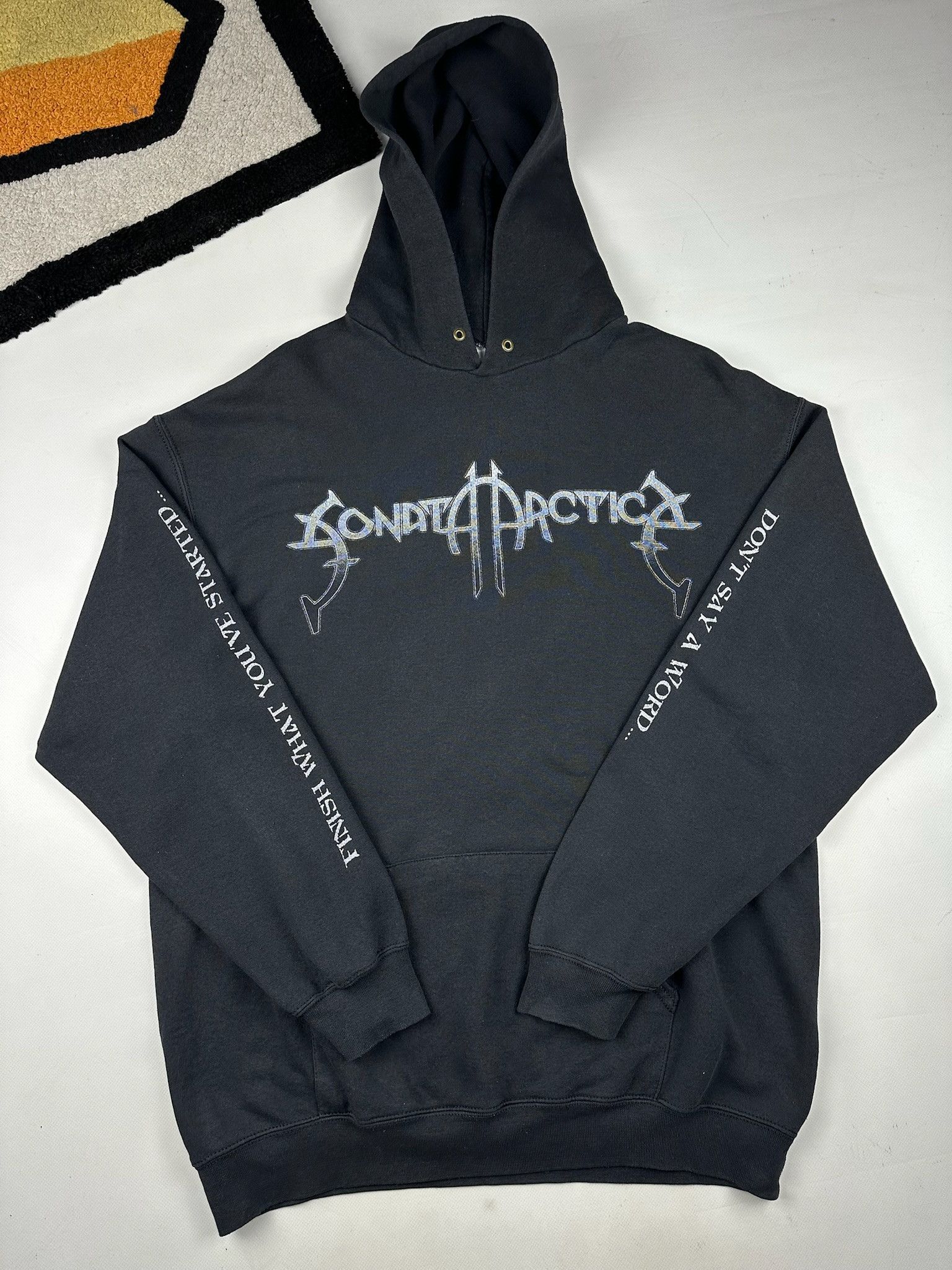 Band Tees Vintage Sonata Arctica Faded hoodie gothic style power metal Size US XL / EU 56 / 4 - 3 Thumbnail
