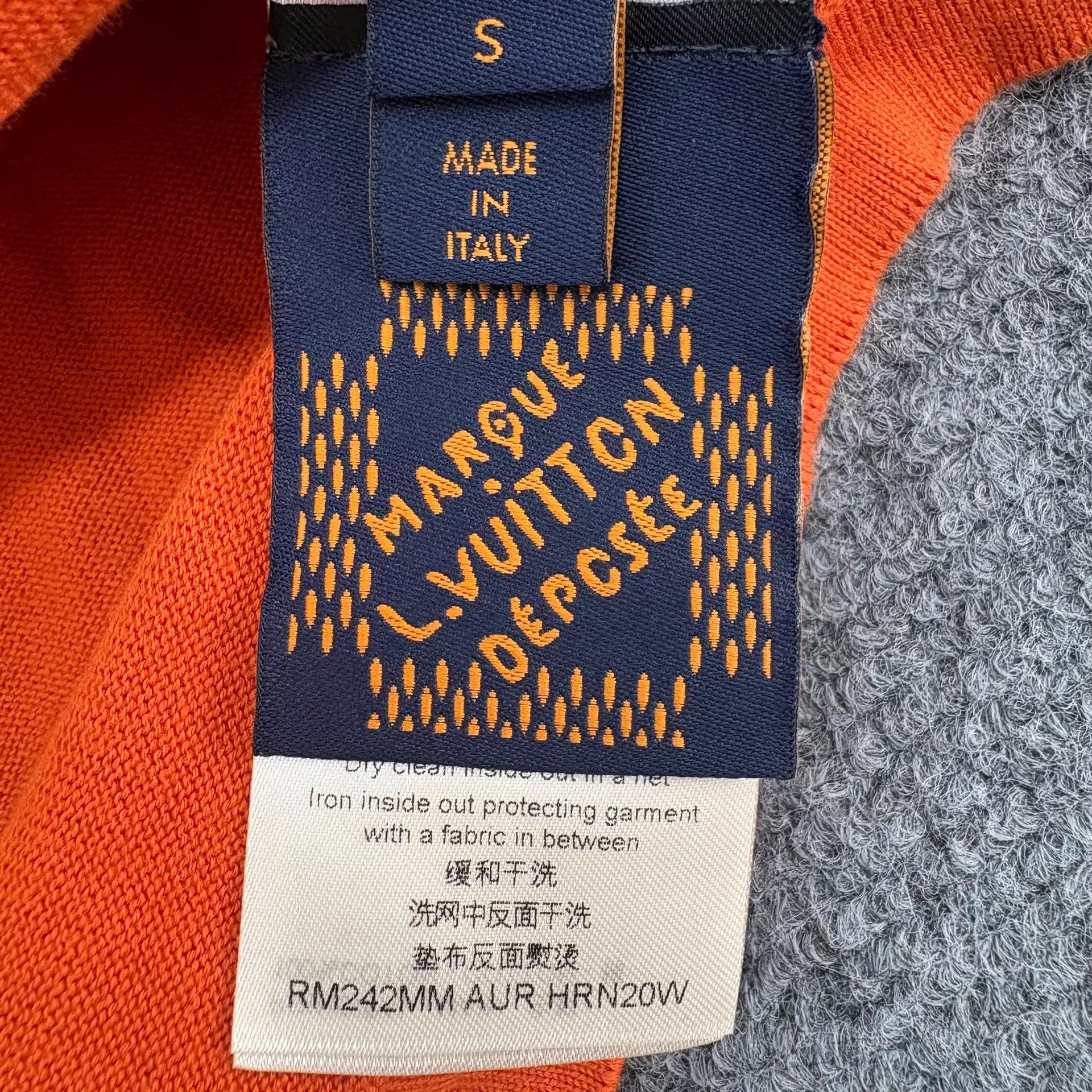 Louis Vuitton Louis Vuitton Orange Coconut Tree Knit Short Sleeve S Size US S / EU 44-46 / 1 - 7 Thumbnail