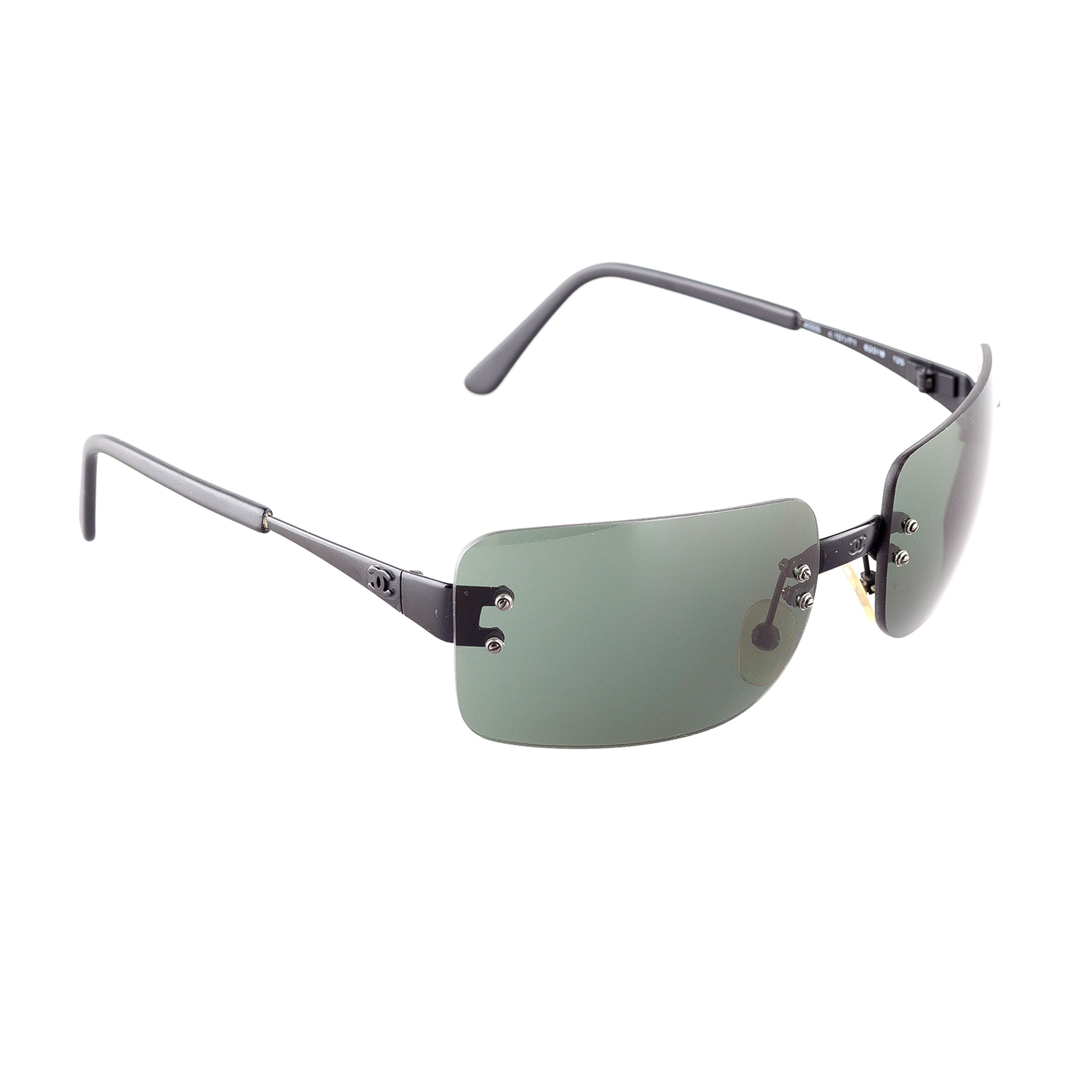 Chanel Chanel 4005 C.101/71 Rimless Vintage Sunglasses Size ONE SIZE - 2 Thumbnail