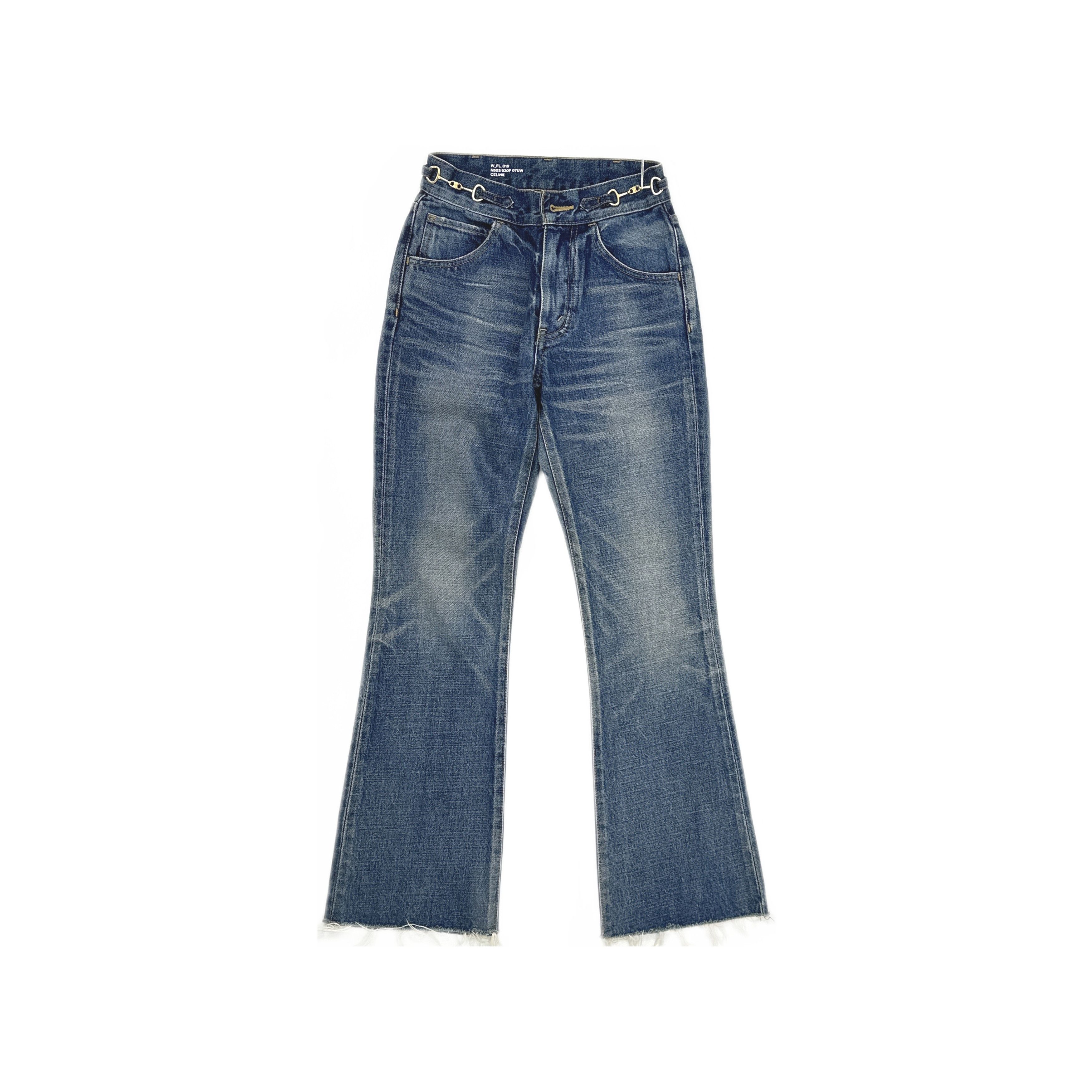 Celine Celine Chain Detail Jeans Size 24 Size 24" / US 00 / IT 34 - 1 Thumbnail