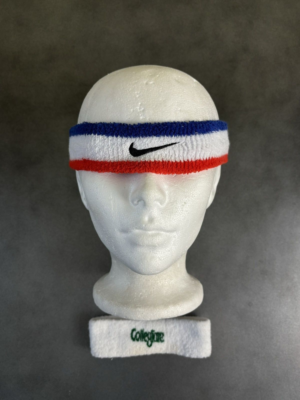 Nike × Vintage Vintage Nike Sweatband 1990s Headband Sportswear Swoosh 90s Size ONE SIZE - 4 Thumbnail