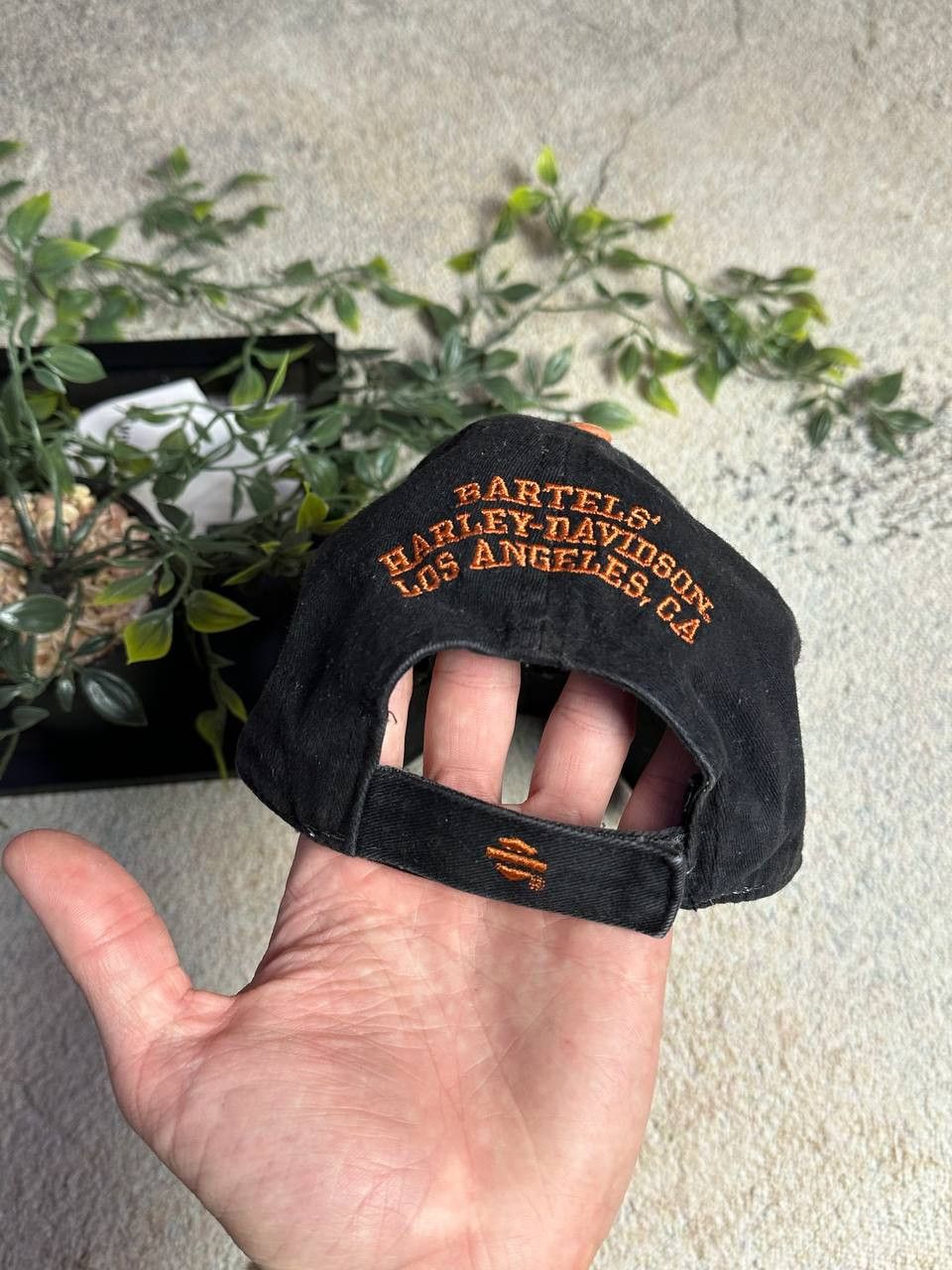 Harley Davidson × Vintage Vintage Harley Davidson Archival Cap Os Y2K Avantgarde Size ONE SIZE - 3 Thumbnail