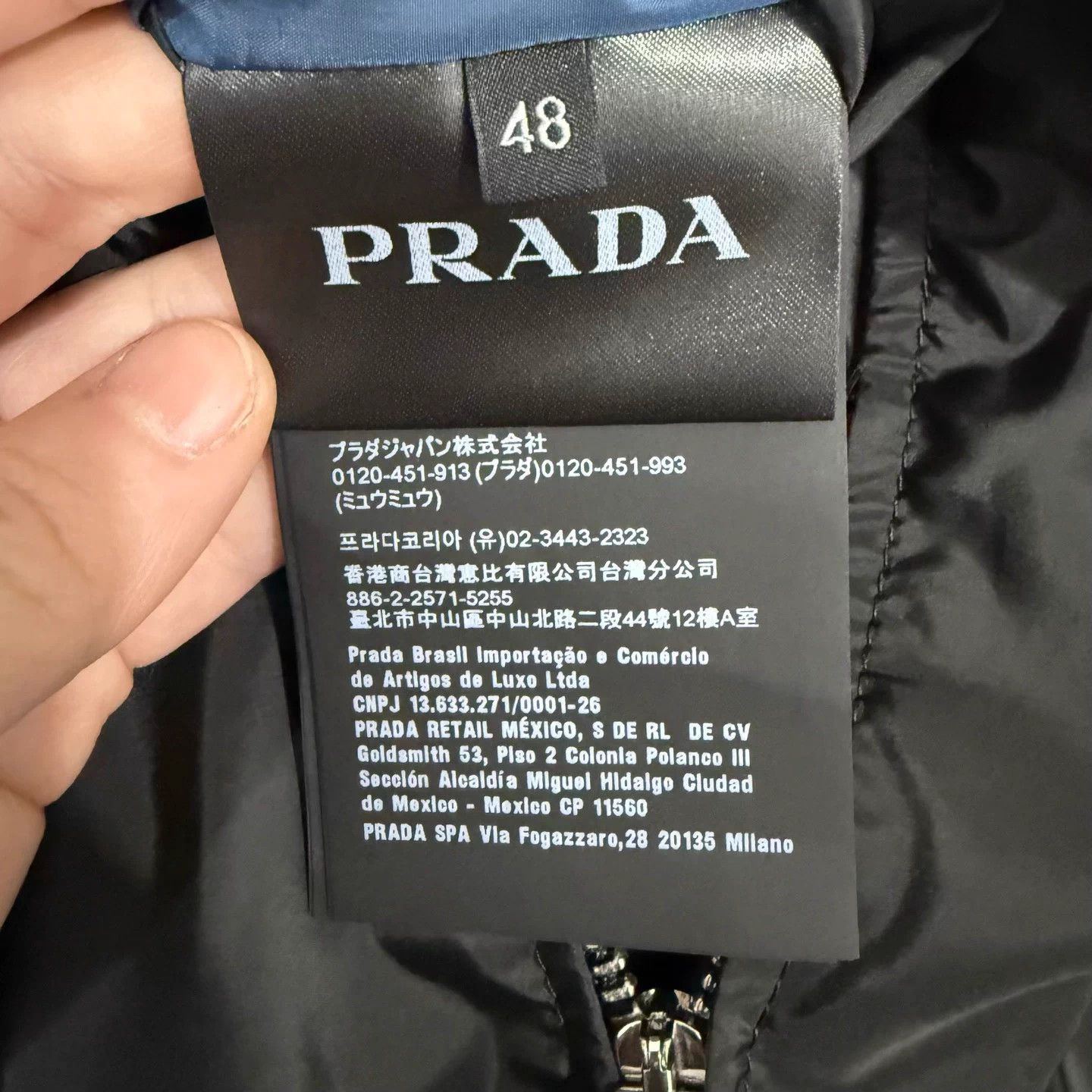 Prada Prada double face logo nylon jacket 48 new with tags Size US M / EU 48-50 / 2 - 4 Thumbnail