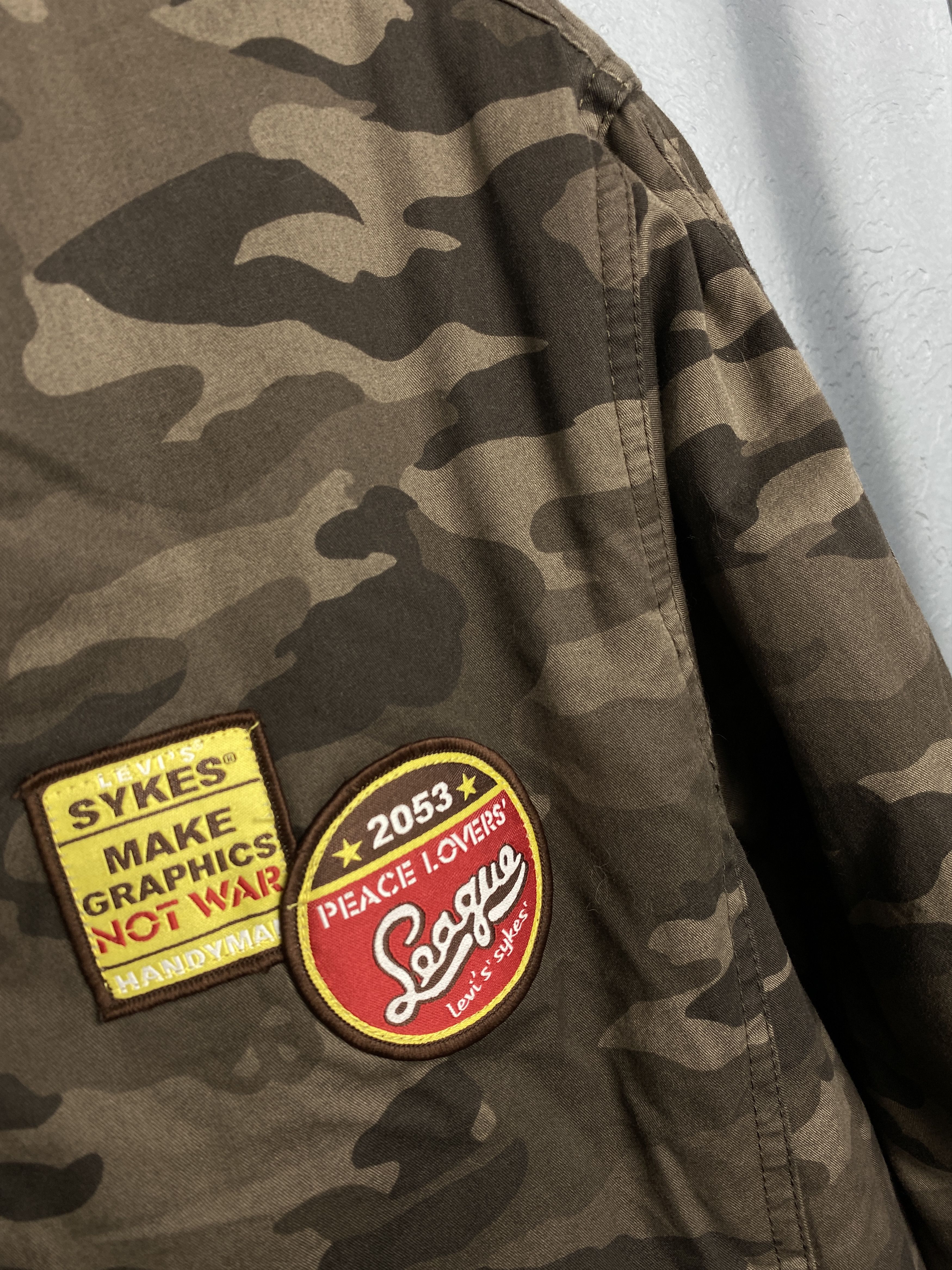 Levi's Levi's Sykes Vintage Military Reversible Bomber Jacket Size US XL / EU 56 / 4 - 3 Thumbnail
