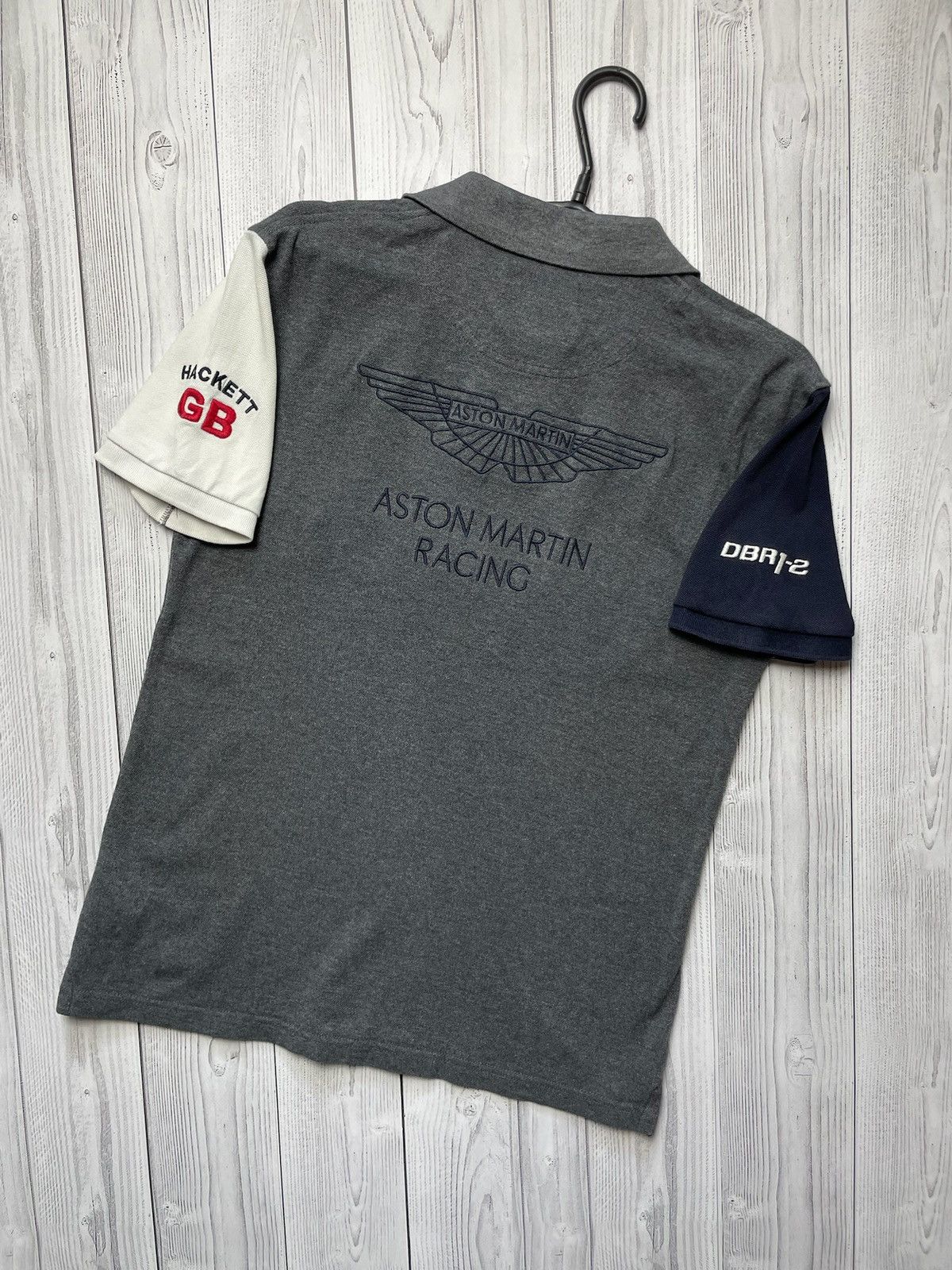 Hackett × Vintage Vintage Hackett x Aston Martin polo rare size S big logo Size US S / EU 44-46 / 1 - 2 Thumbnail