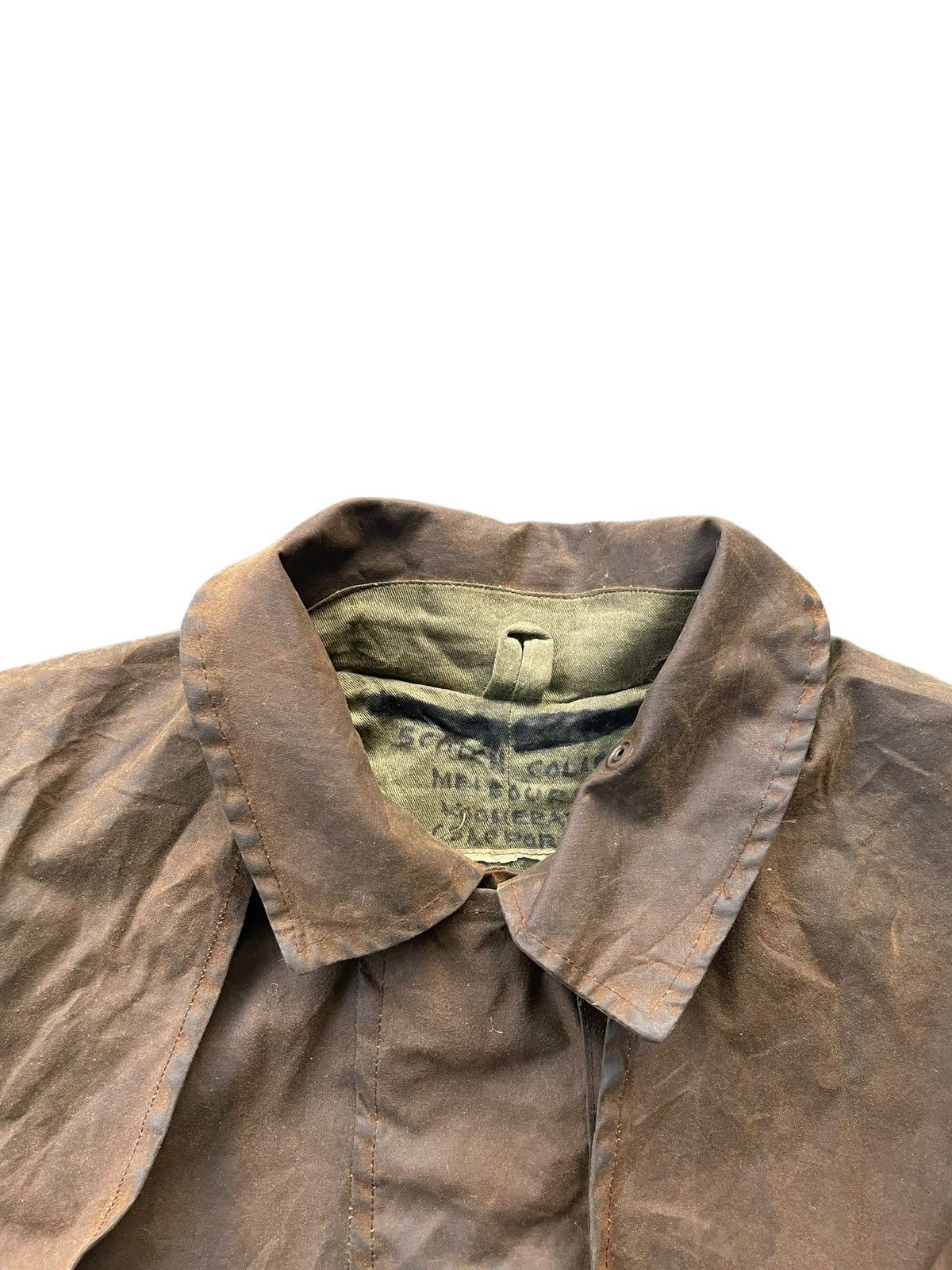 Vintage Vintage Unknown Military Wax Deck Jacket Size US L / EU 52-54 / 3 - 5 Thumbnail