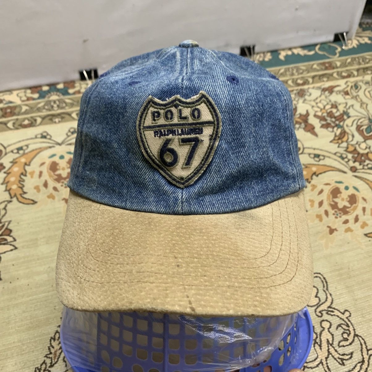 Polo Ralph Lauren VINTAGE POLO RALPH LAUREN DENIM CAP Size ONE SIZE - 1 Thumbnail