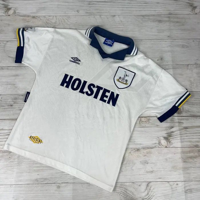 Umbro Vintage Umbro Tottenham Hotspur 1993 1995 Home Shirt Jersey Size US M / EU 48-50 / 2 - 1 Thumbnail