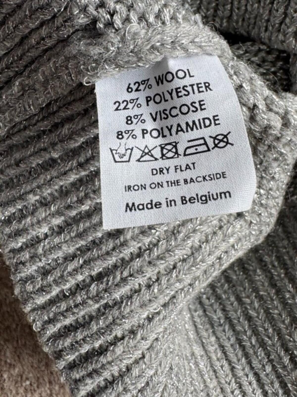 Dries Van Noten Dries Van Noten FW 2014 Metallic Wool Blend Sweater Vest NWT Size US S / EU 44-46 / 1 - 4 Thumbnail