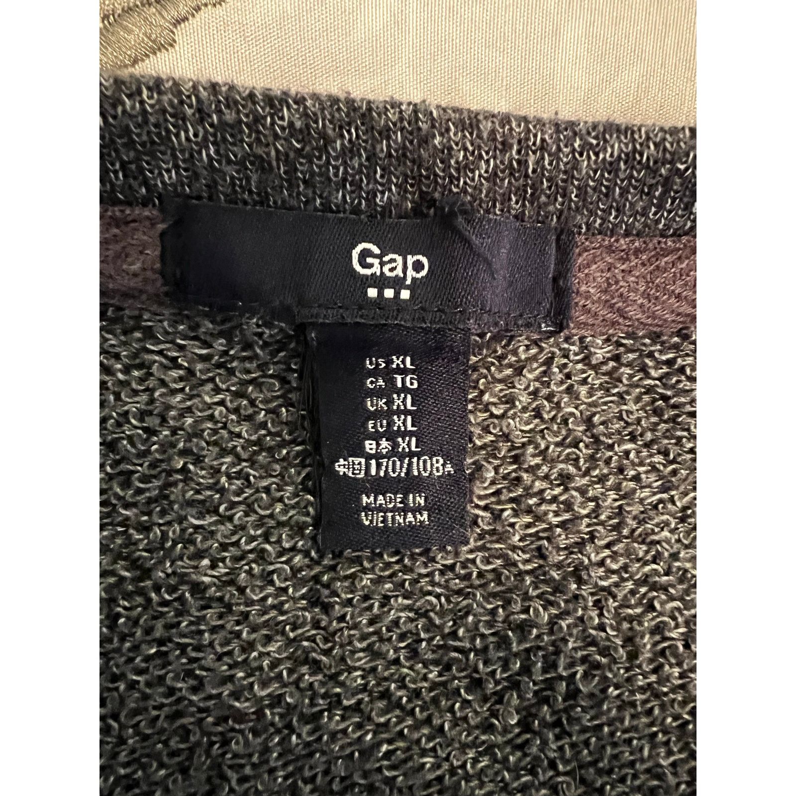 Gap Gap G Fast Charcoal Heather pullover Sweatshirt Size XL Size XL / US 12-14 / IT 48-50 - 6 Thumbnail
