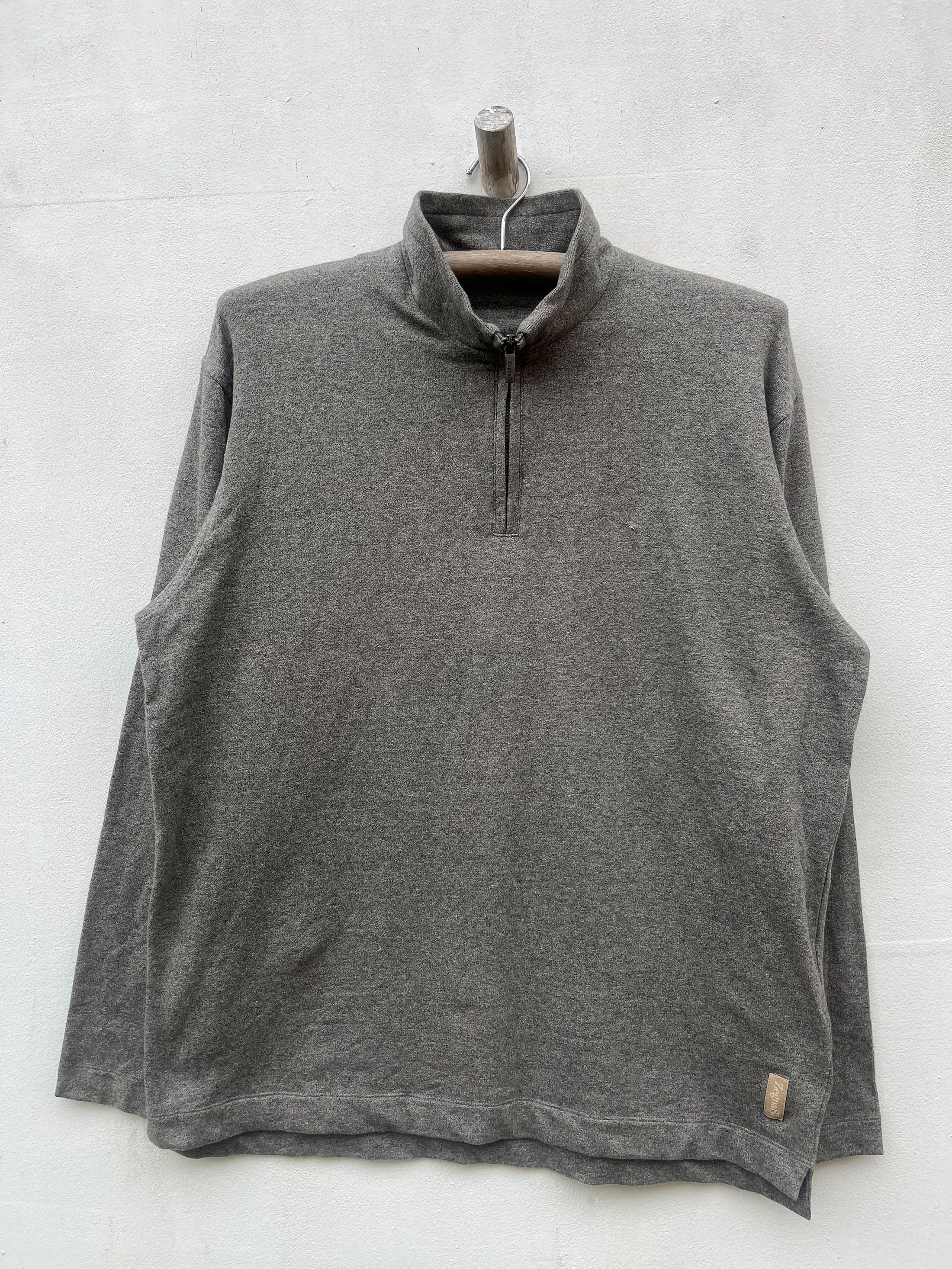 Ermenegildo Zegna Zegna Sport 1/4 Zipper Warm Shirt Stretchable Size US L / EU 52-54 / 3 - 1 Thumbnail