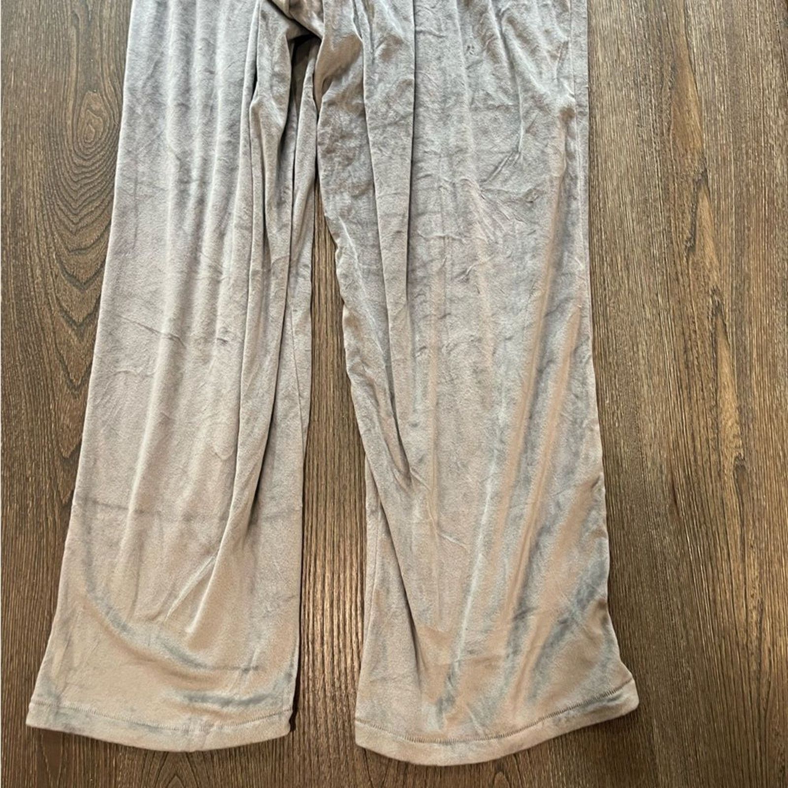 SKIMS NWT Skims Velour Track Pants Smoke Size 2X Size 31" - 8 Thumbnail