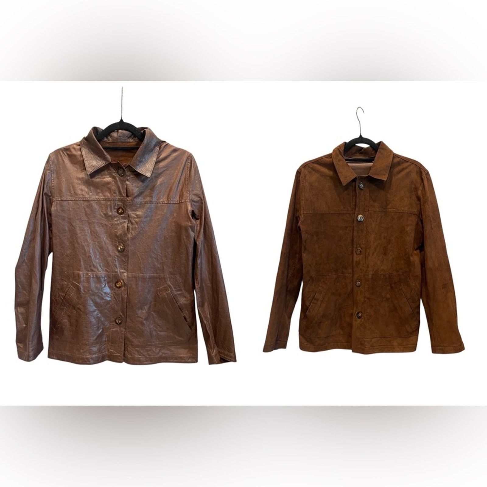 Other Laffon Argentina M Brown Leather Suede reversible Jackets Size US M / EU 48-50 / 2 - 1 Thumbnail
