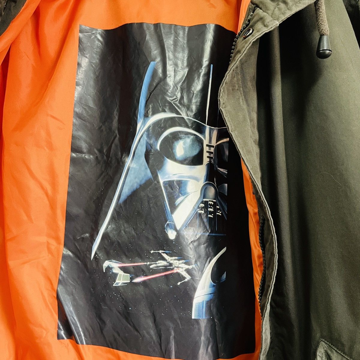 Star Wars Darth Vader Dark Side Parka Long Jacket With Hooded Size US L / EU 52-54 / 3 - 14 Thumbnail