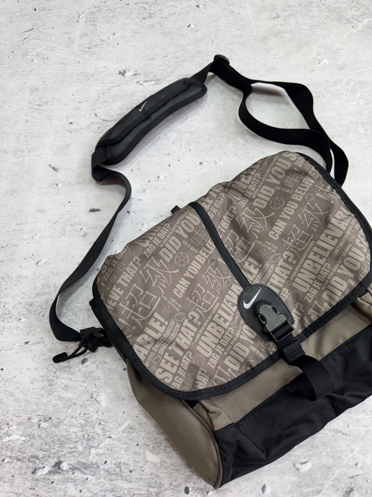 Nike × Vintage NIKE VINTAGE BASIC LOGO 00s 90s PINTEREST STYLE SLING BAG Size ONE SIZE - 2 Thumbnail
