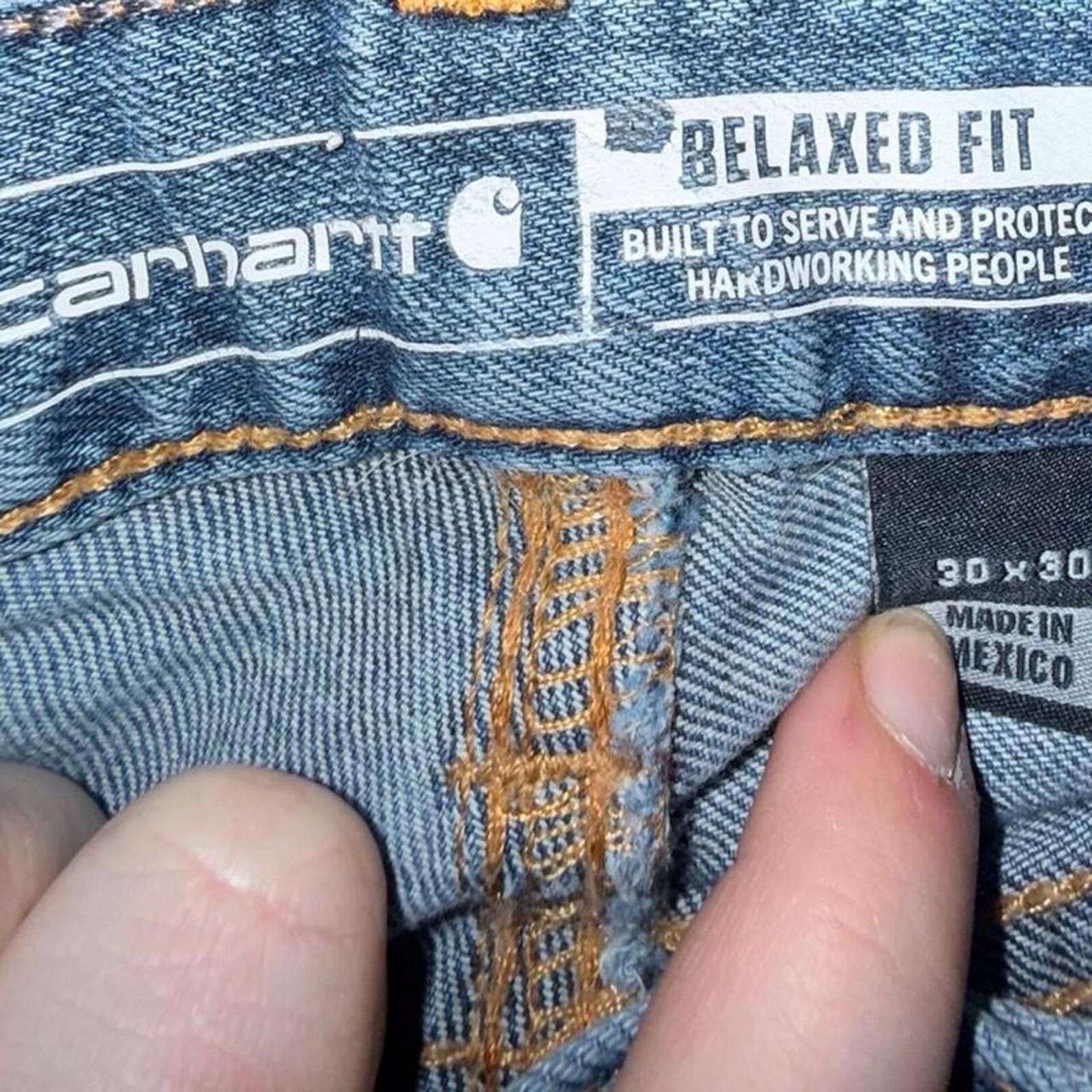 Carhartt Carhartt Relaxed Fit Denim Jeans Size US 30 / EU 46 - 4 Thumbnail