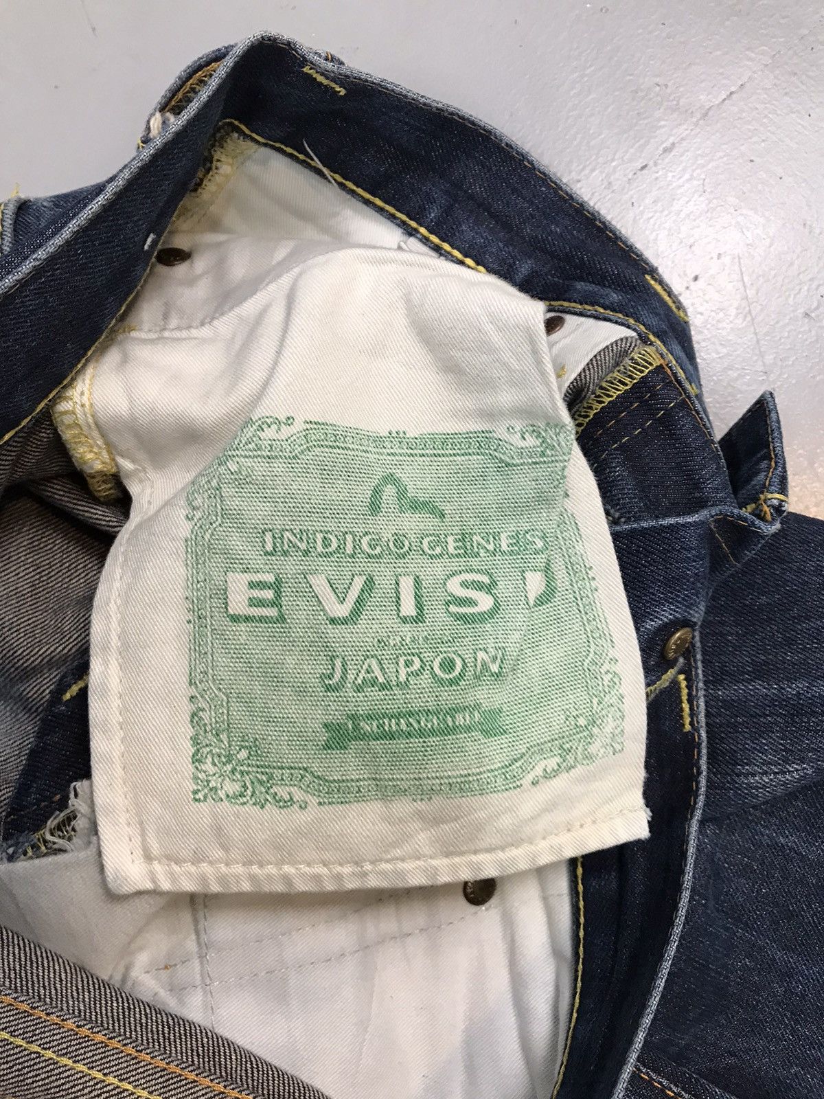 Evisu Rare Vintage Evisu salvage straight fit denim Size US 34 / EU 50 - 10 Thumbnail