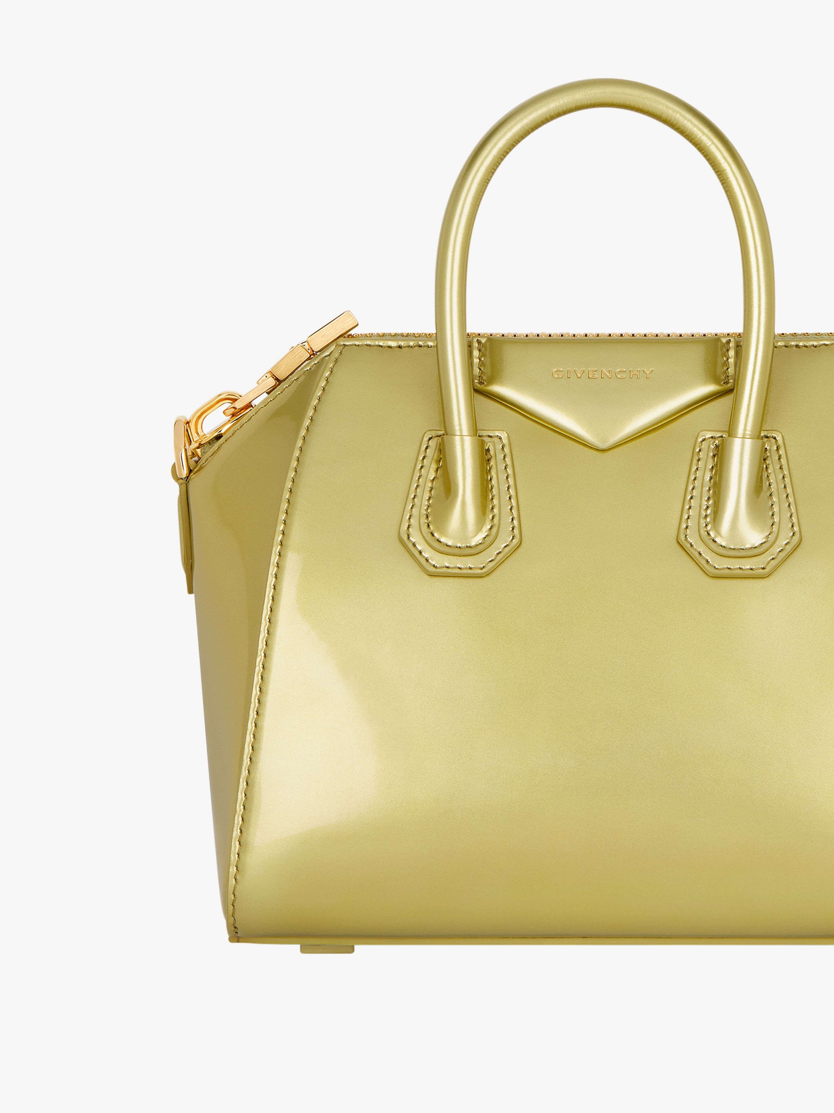 Givenchy o1srvl11e0625 Size:OS/ Mini Antigona Handbag in Green Size ONE SIZE - 3 Thumbnail