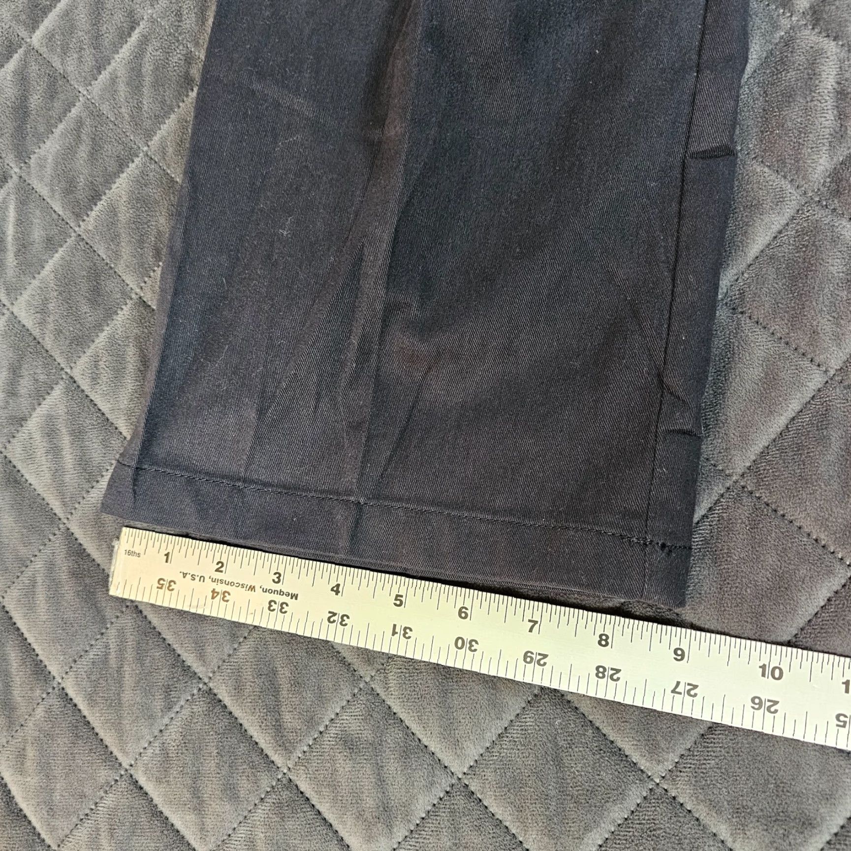 Vintage St. John's Bay Men Dress Pants Flat Front Classic Fit 100% Cotton Size 36 x 32 Blue Size US 36 / EU 52 - 6 Thumbnail