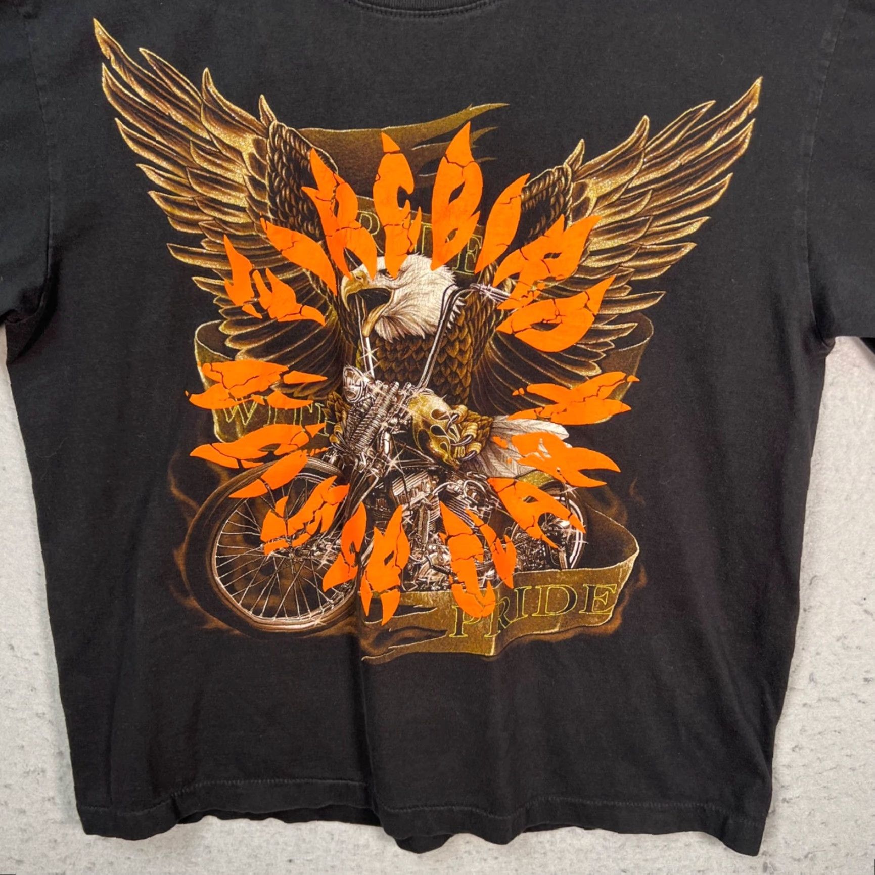Keiser Clark Keiser Clark From The Ashes We Rise Black T-Shirt Mens Size Medium Size US M / EU 48-50 / 2 - 4 Thumbnail