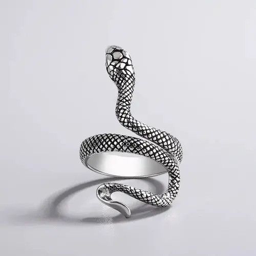 Other Sterling Silver Snake Rings Size ONE SIZE - 1 Thumbnail