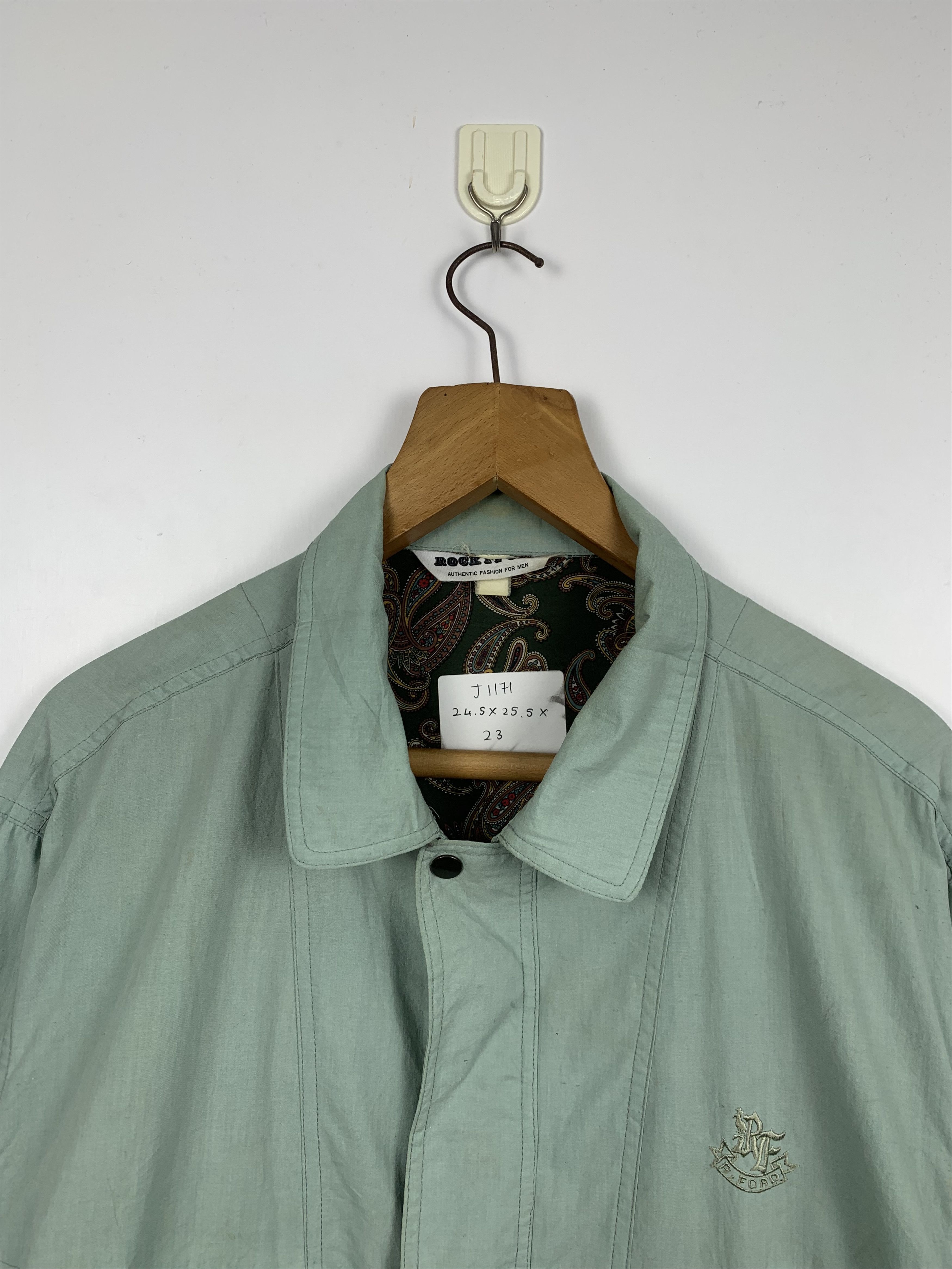 Vintage Vintage Japanese Brand Paisley Lined Denim Jacket J1171 Size US M / EU 48-50 / 2 - 2 Thumbnail