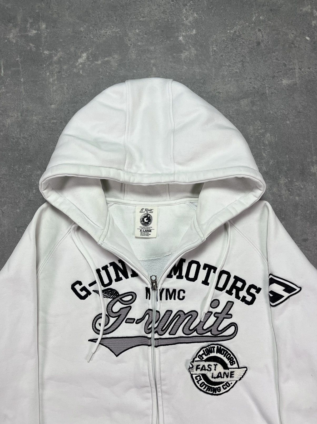 G-Unit G-Unit Motors Big Logo Baggy Zip Hoodie XL XXL Swag 50 Cent Size US XL / EU 56 / 4 - 12 Thumbnail