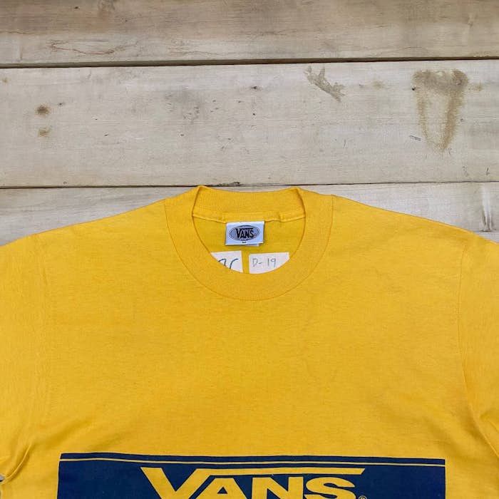 Santa Cruz Skateboards × Vans × Vintage B196 VTG VANS 90s SINGLE STICH SKATE TEE Size US M / EU 48-50 / 2 - 3 Thumbnail
