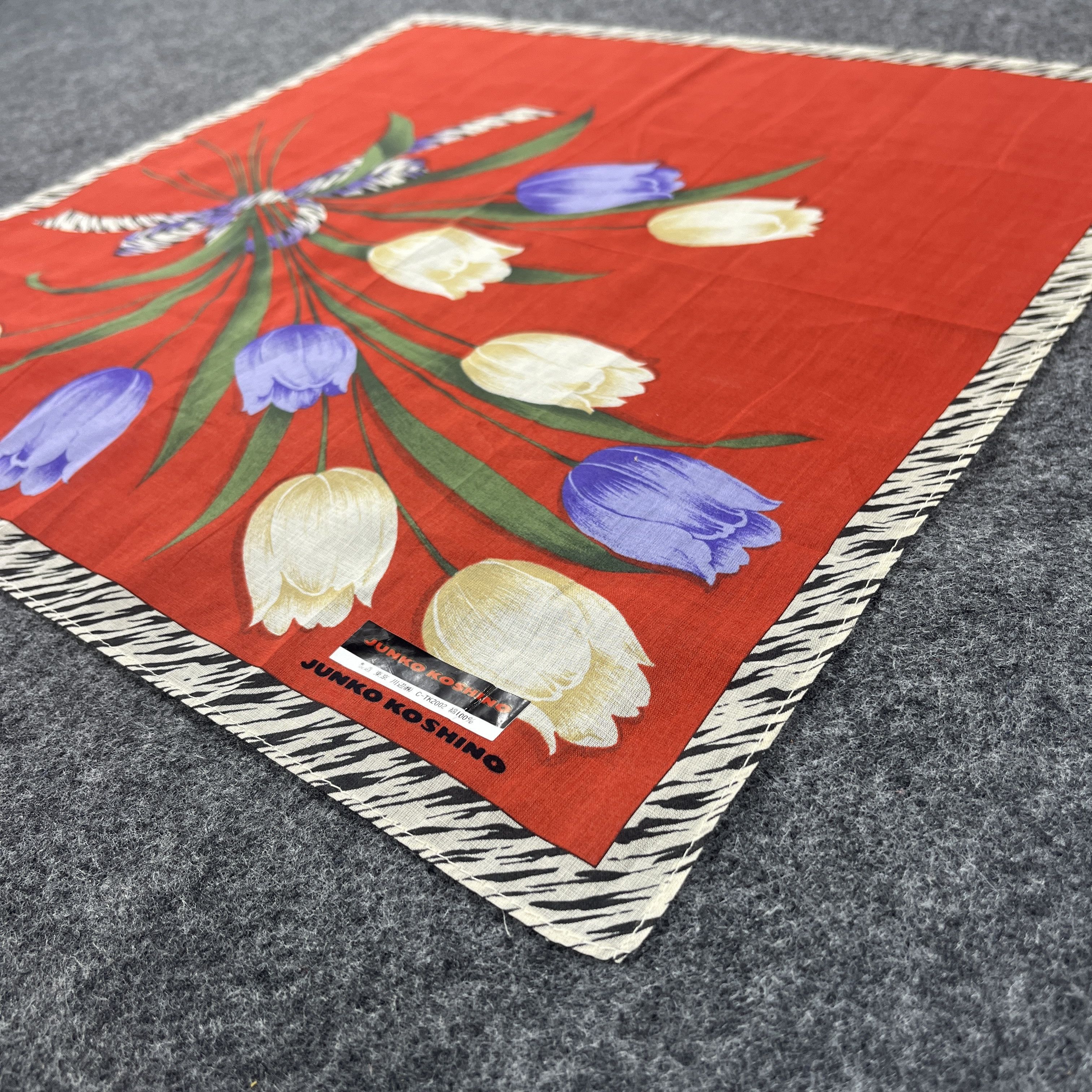 Japanese Brand Junko Koshino Handkerchief / Bandana / Neckerchief B194 Size ONE SIZE - 5 Thumbnail