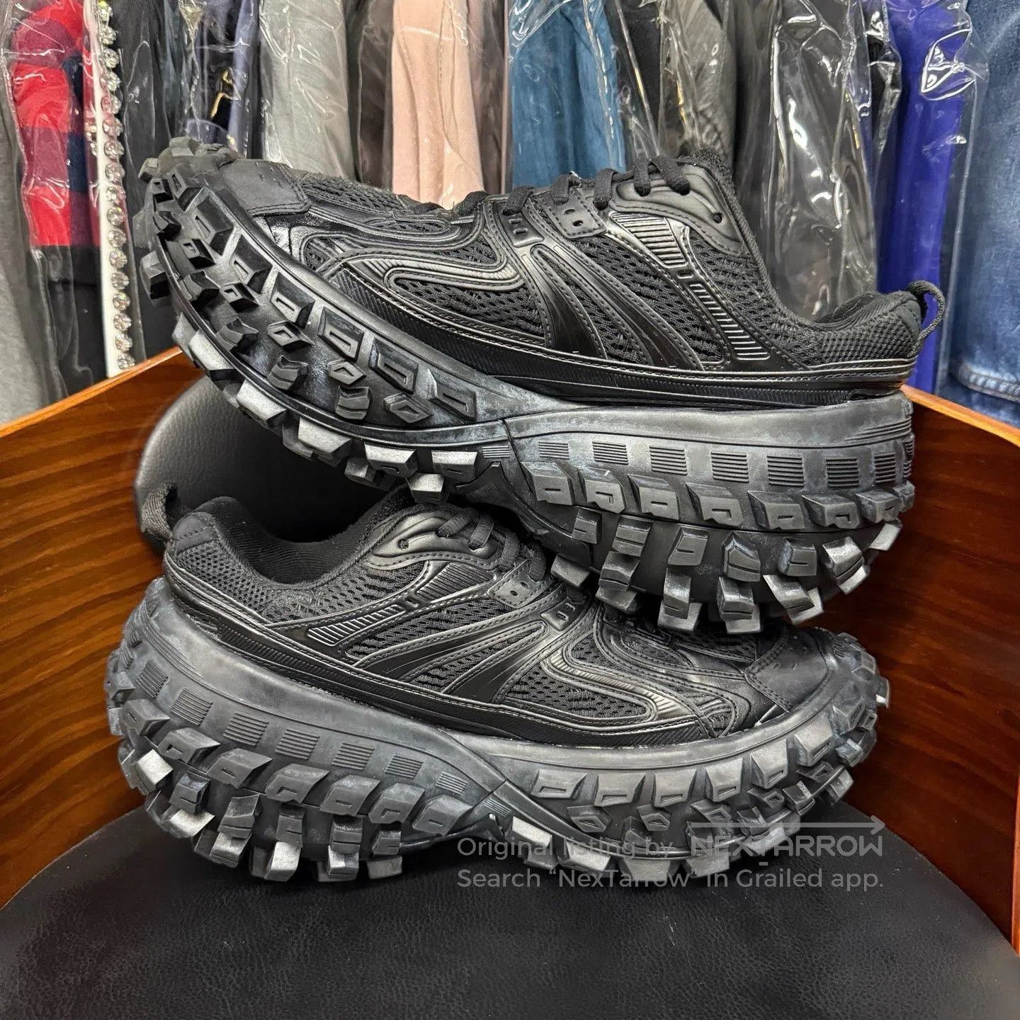 Balenciaga Balenciaga Bouncer Black Sneakers. Size US 8 / EU 41 - 7 Thumbnail
