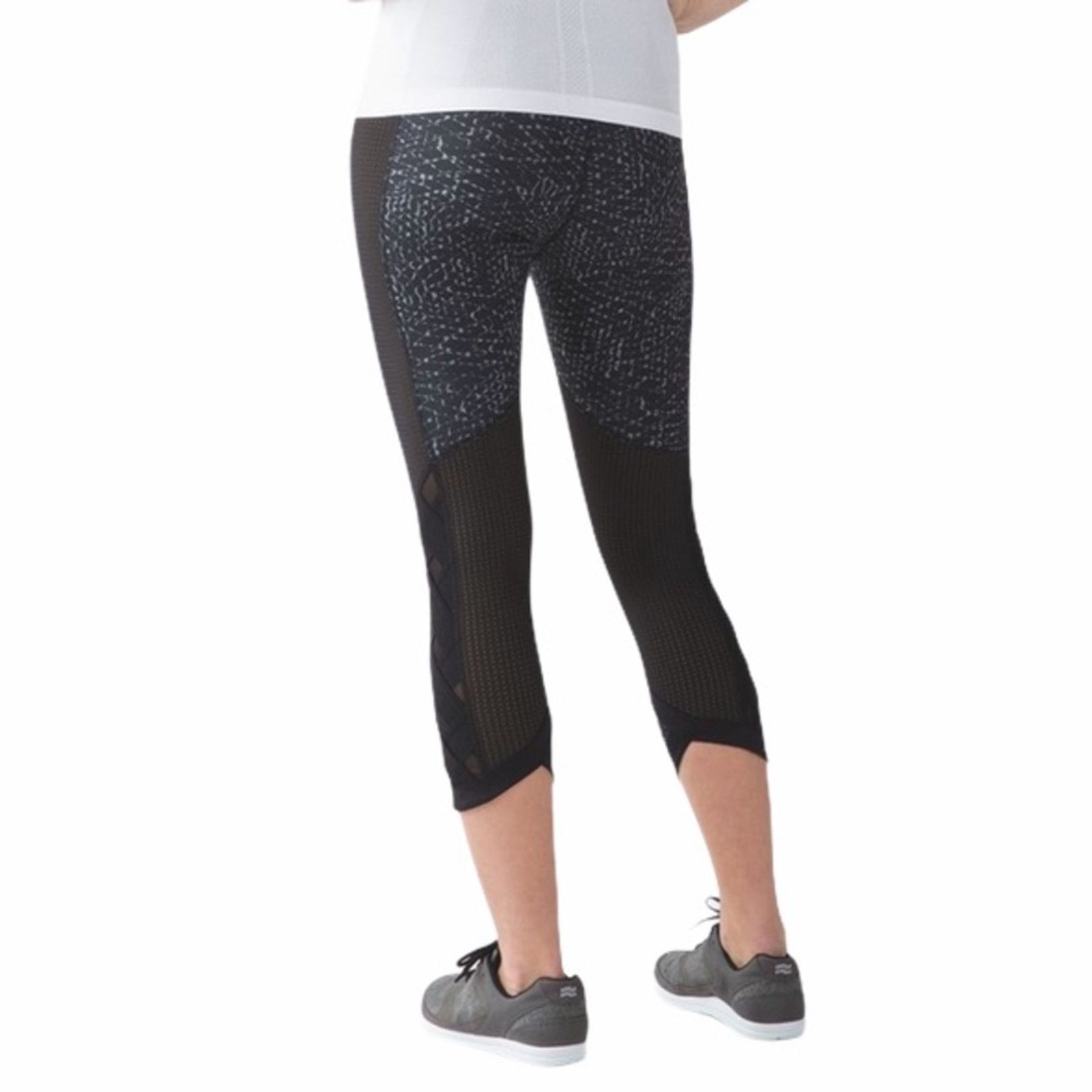 Lululemon Lululemon Var-City Samba Snake Battleship Cropped Leggings 2 Size 26" / US 2 / IT 38 - 8 Thumbnail