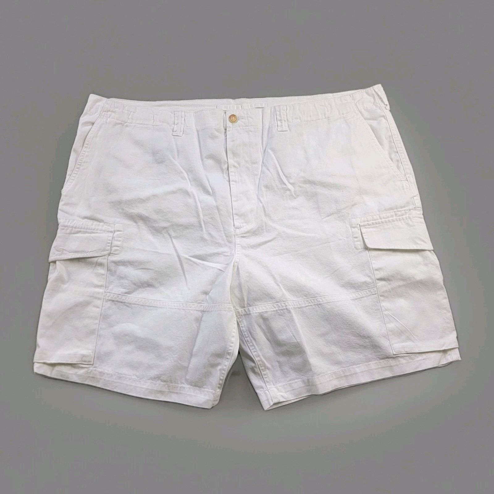 Polo Ralph Lauren White Relaxed Fit Cargo Shorts 48