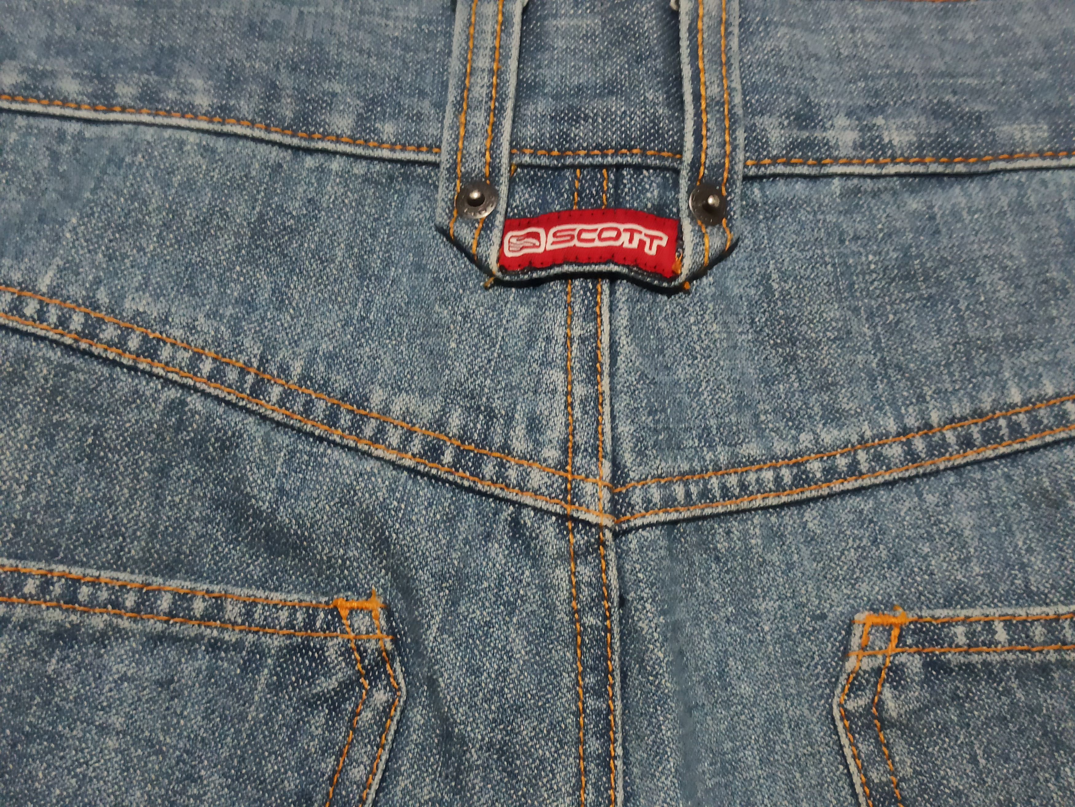 Other Scott 90s Vintage Baggy Light Wash Denim Jeans Y2K W34 Size US 34 / EU 50 - 9 Thumbnail