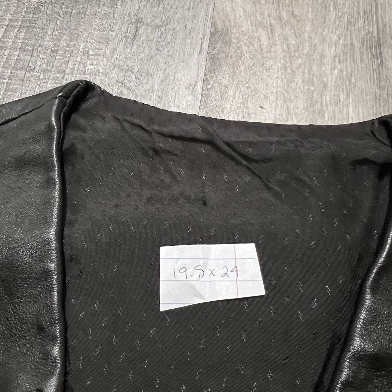 Vintage VTG 80s/90s Black Leather Pearl Snap Western Biker Vest S Size M / US 6-8 / IT 42-44 - 5 Thumbnail