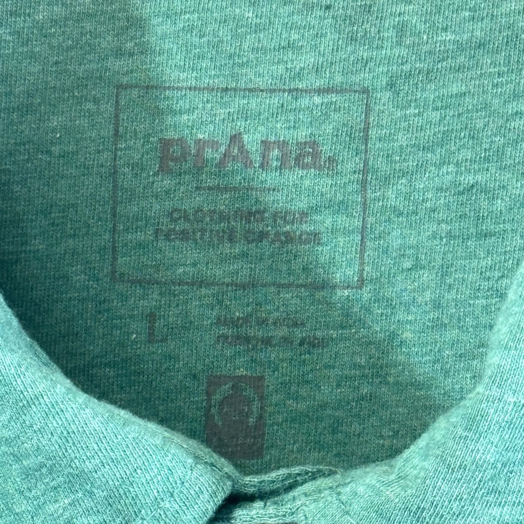 Prana prAna Polo Shirt Mens L Green Organic Cotton Blend Casual Pocket Eco Polo Shirt Mens Large Green Eco Breathable Lightweight Size US L / EU 52-54 / 3 - 3 Thumbnail