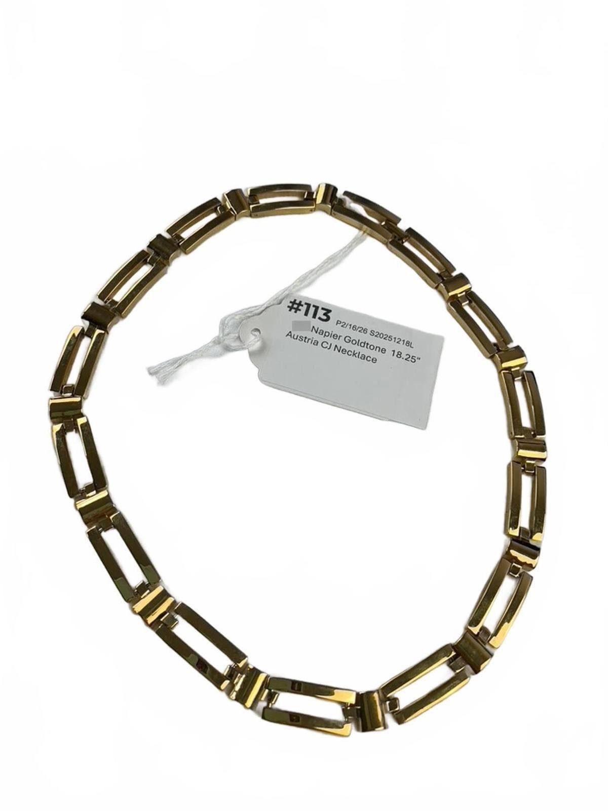 Other Napier Austria Goldtone Open Link Necklace Size ONE SIZE - 2 Thumbnail