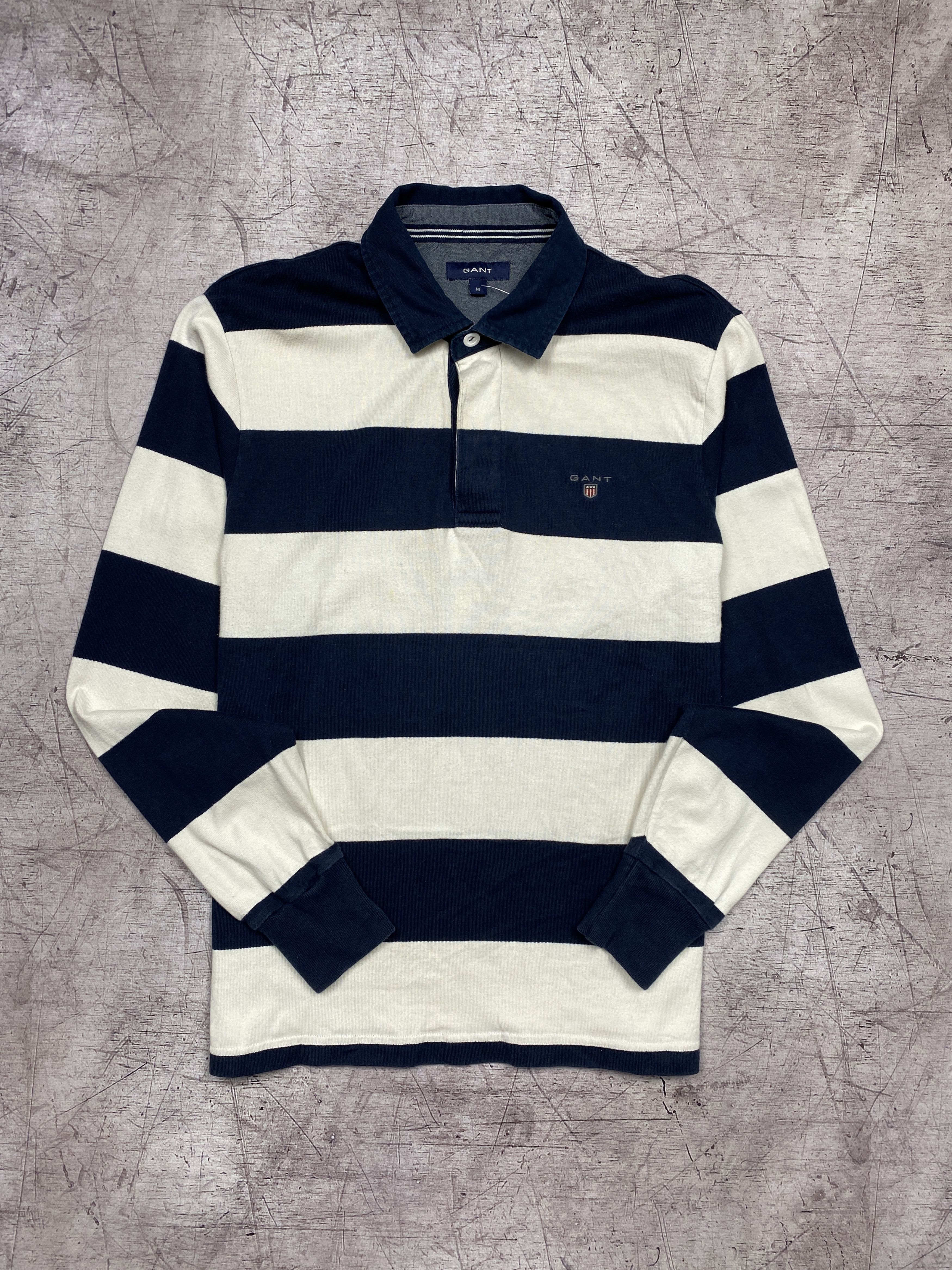 Gant × Vintage Gant Vintage Mens Rugby Long Sleeve Polo Shirt Size US M / EU 48-50 / 2 - 1 Thumbnail