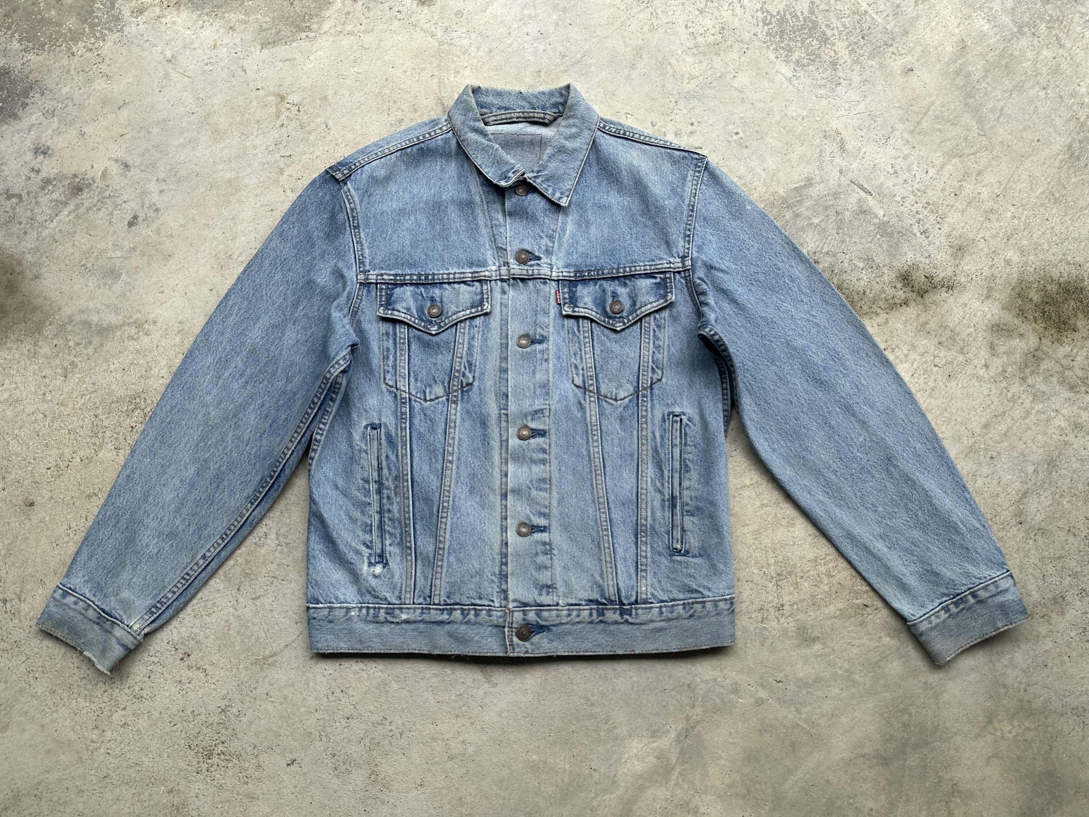 Levi's Vintage Levi’s Trucker Jacket Lot 75506 Distressed Jeans Size US M / EU 48-50 / 2 - 1 Thumbnail