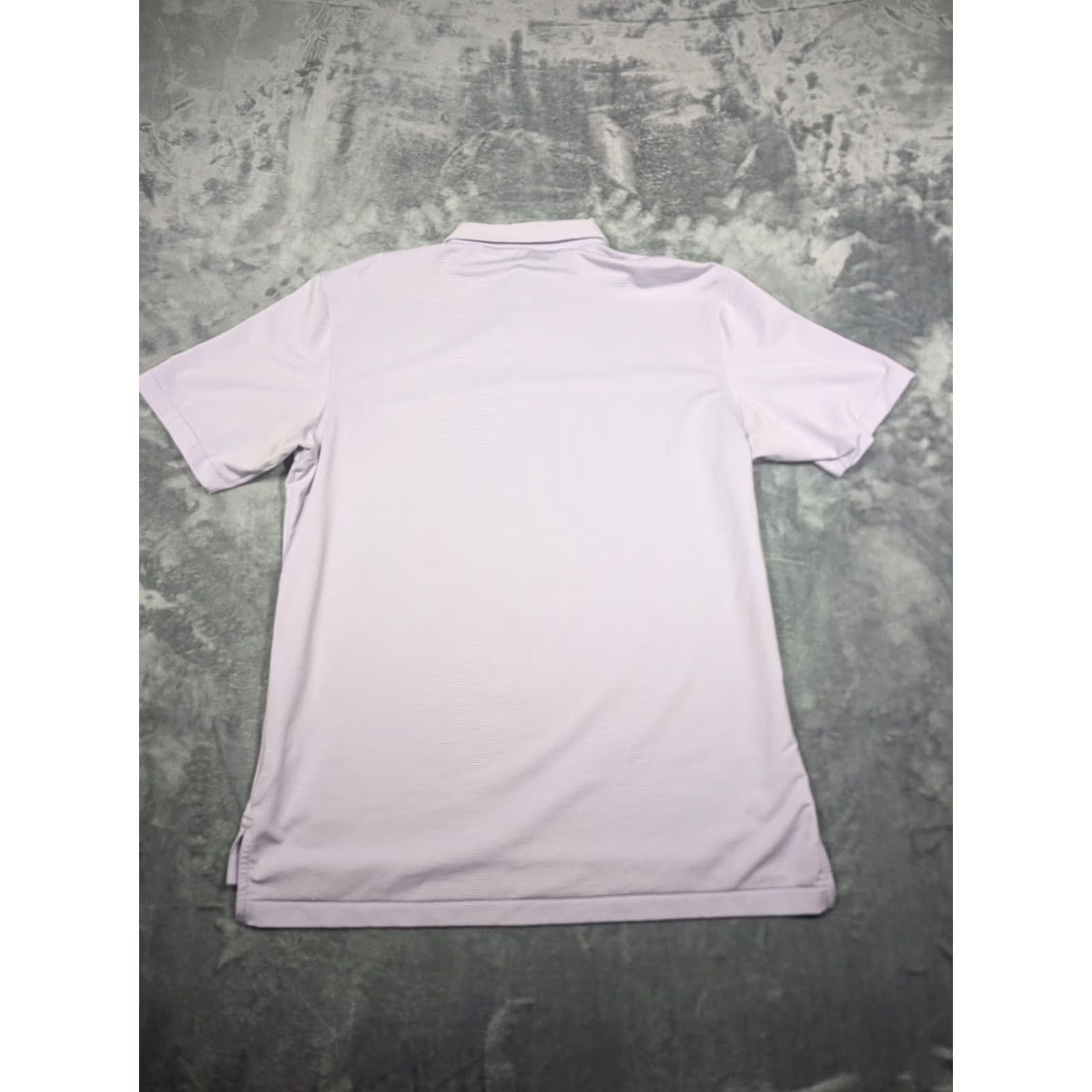 Peter Millar Peter Millar Polo Shirt Mens L Purple White Stripe Summer Comfort Golf Tech Size US L / EU 52-54 / 3 - 7 Thumbnail