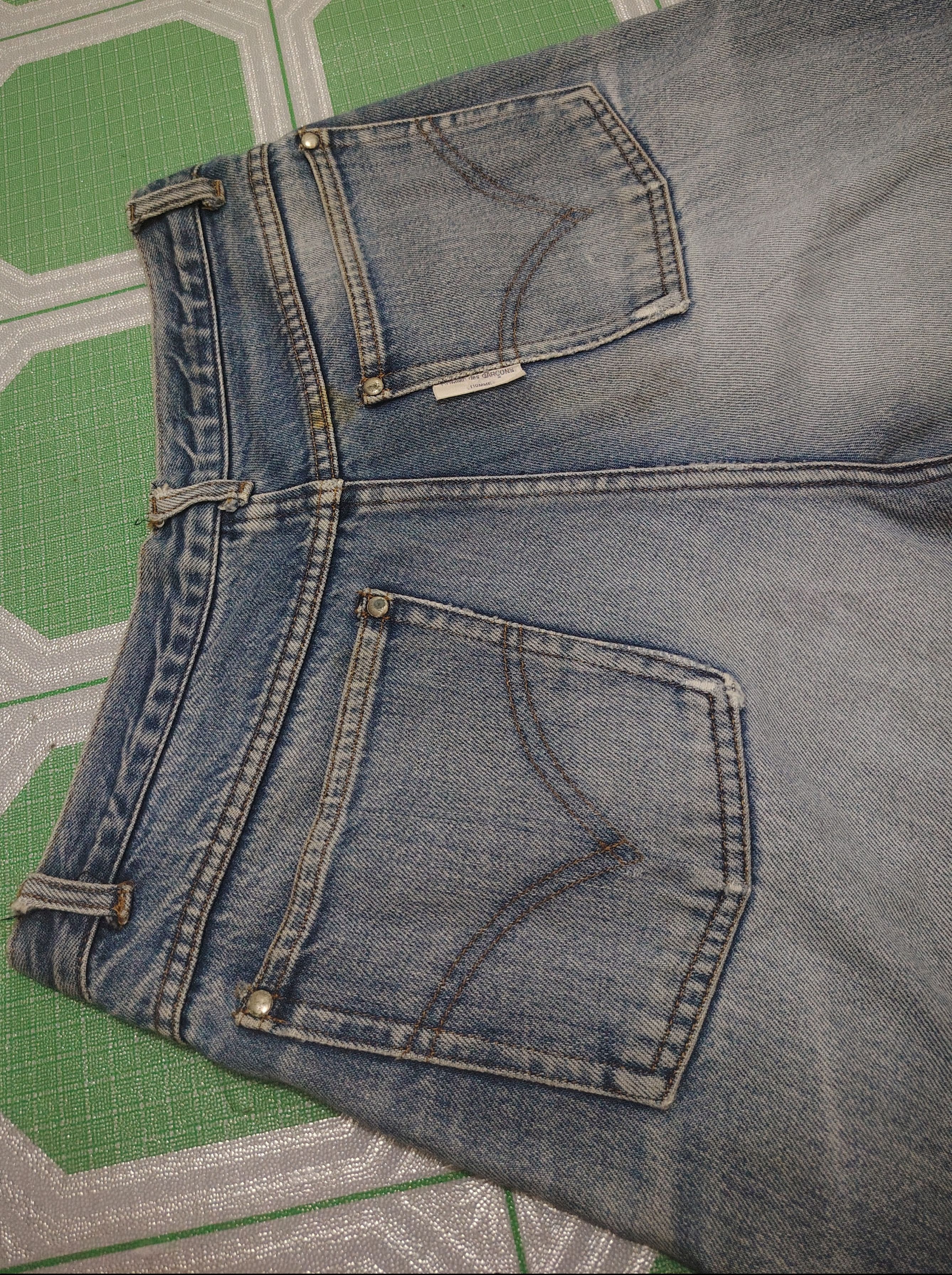 Comme des Garcons Japanese Vtg CDGH distressed Thrashed Jeans Size US 28 / EU 44 - 13 Thumbnail