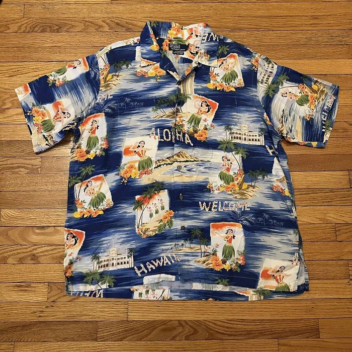 Polo Ralph Lauren Vintage Polo Ralph Lauren Aloha Camp Rayon