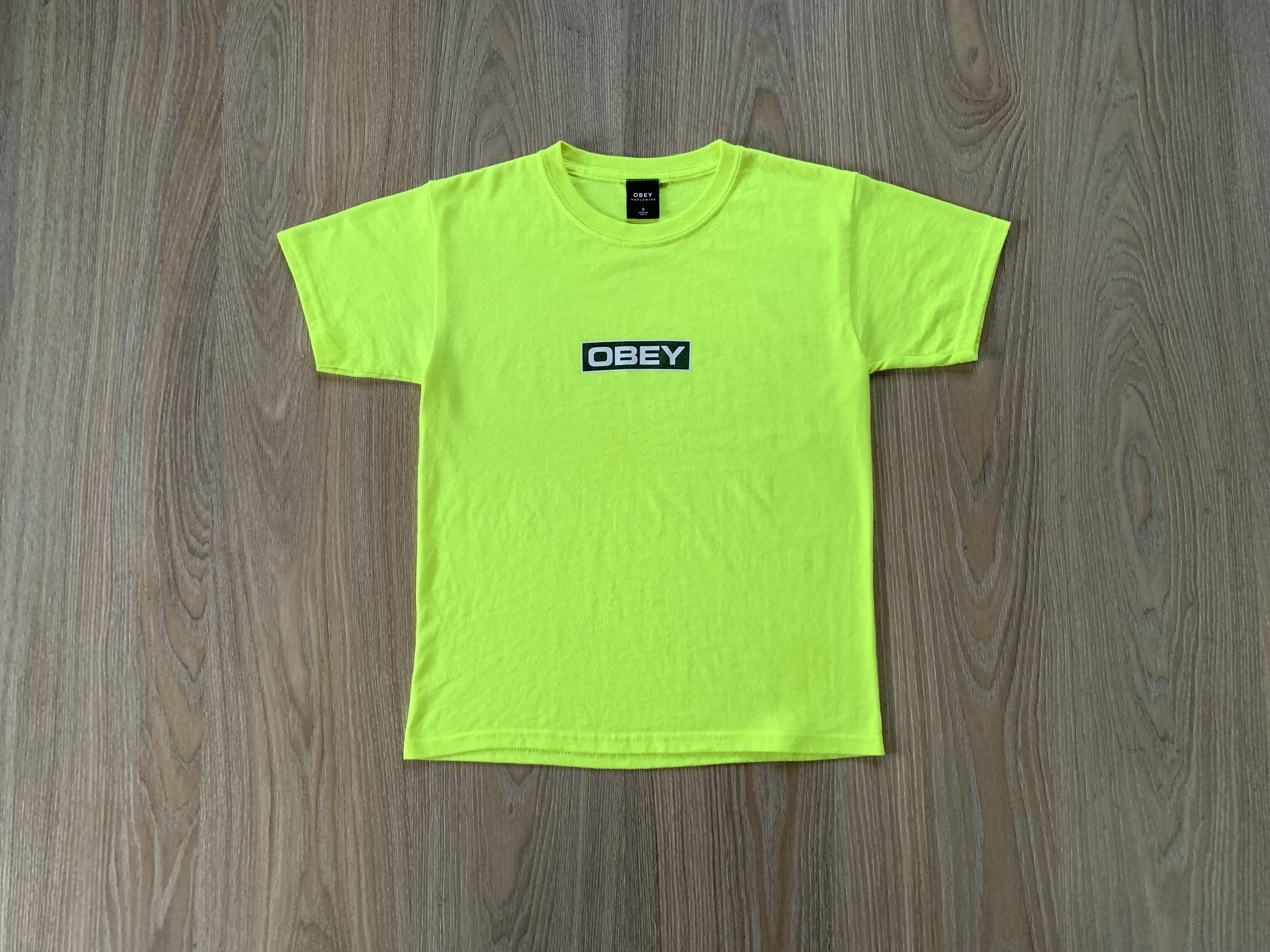 Mercedes-Benz × Tommy Hilfiger Obey Worldwide Womens Centr Logo Light Green T Shirt Size S / US 4 / IT 40 - 9 Thumbnail